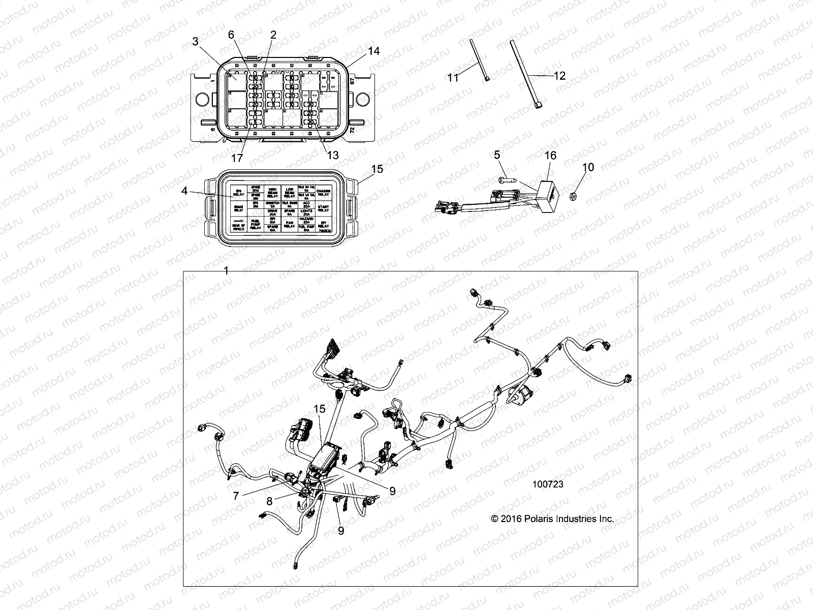 ELECTRICAL | ELECTRICAL, HARNESS - A17SWS57C1/C2/E1/E2 (100723)