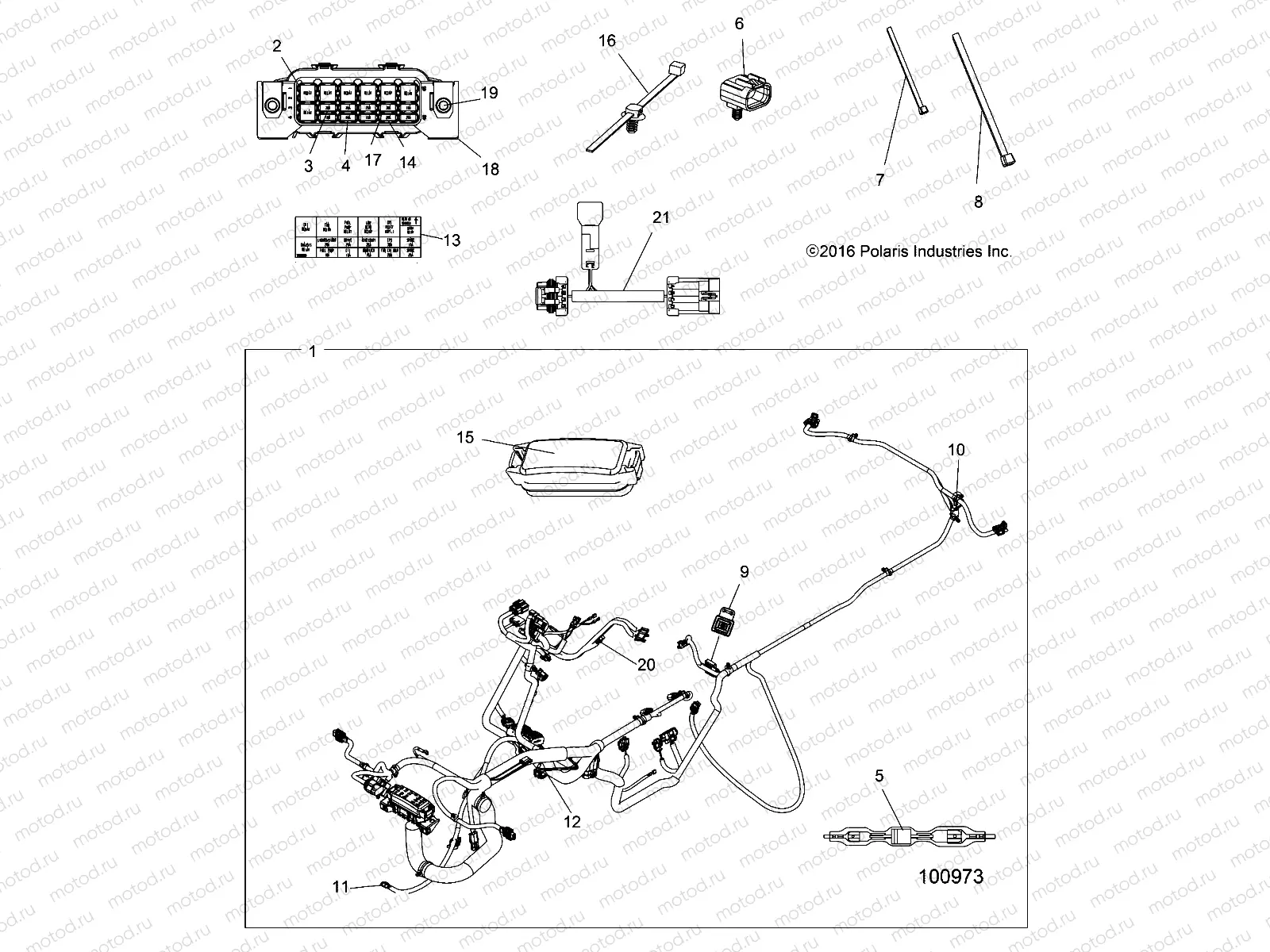 ELECTRICAL | ELECTRICAL, HARNESS - A17SXD95A9/SXE95AC/AL (100973)
