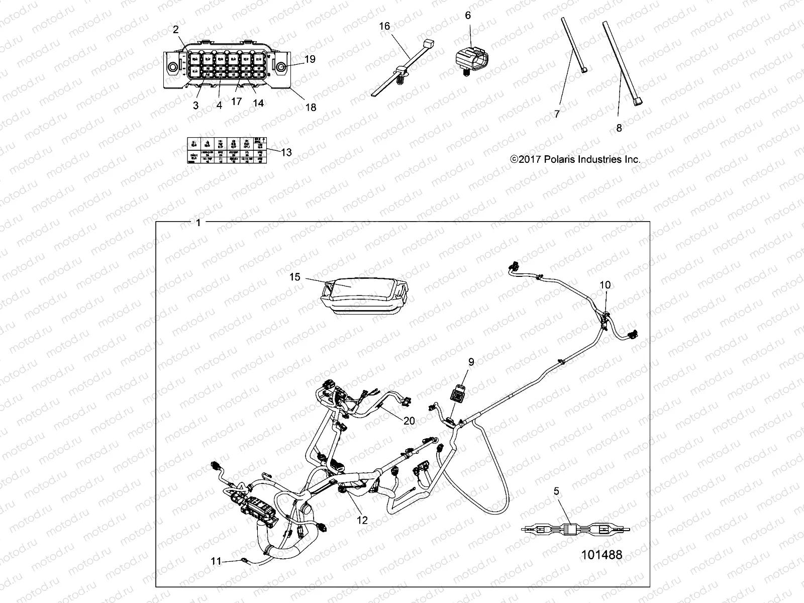 ELECTRICAL | ELECTRICAL, HARNESS - A18SXD95B9/SXE95BR/BC/BE (101488)