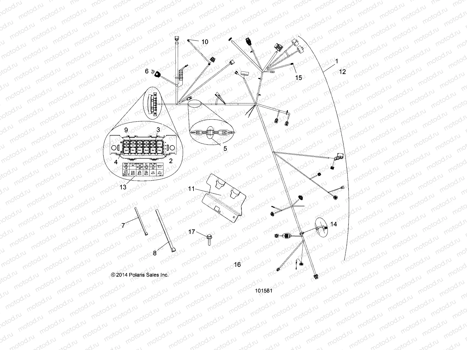 ELECTRICAL | ELECTRICAL, HARNESS - A19SVA85BG (101581)