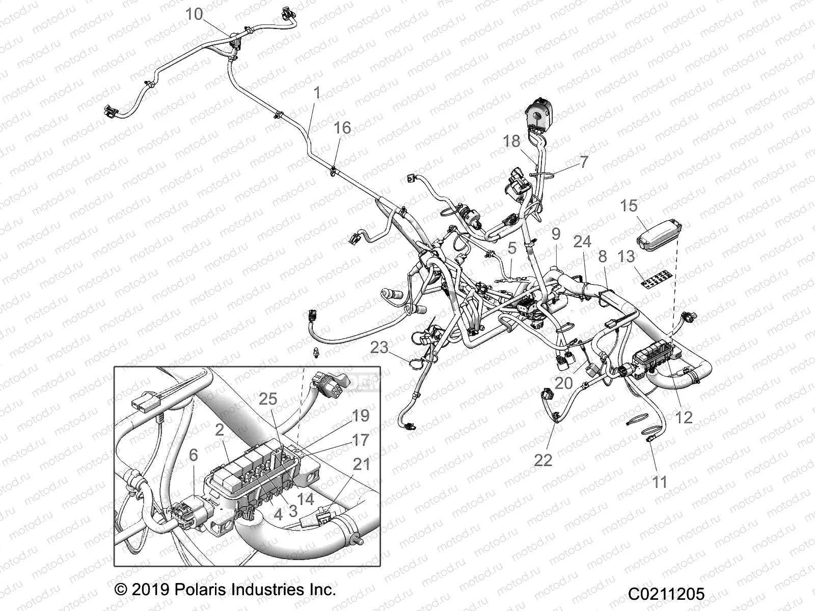 ELECTRICAL | ELECTRICAL, HARNESS - A20SXZ85AF/AP/CAF/CAP (C0211205)