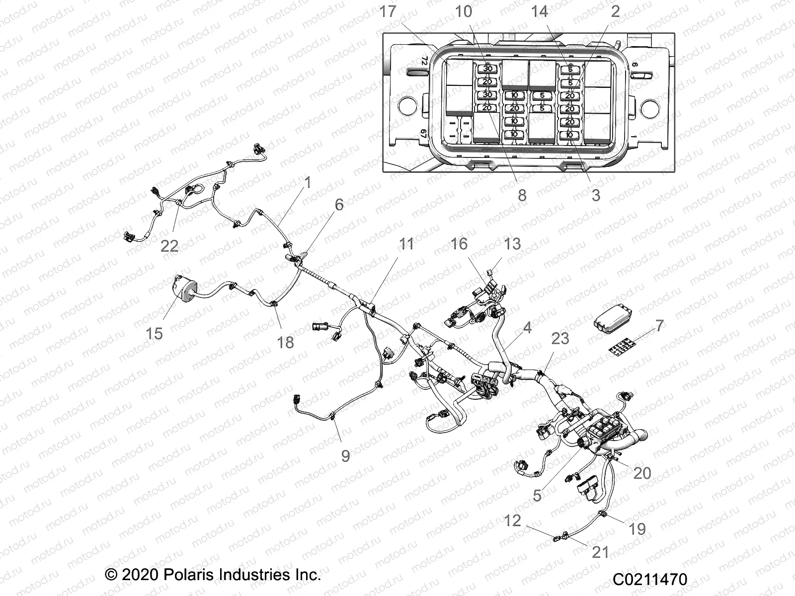 ELECTRICAL | ELECTRICAL, HARNESS - A21SLE95FG/S95CG/S95FG (C0211470)