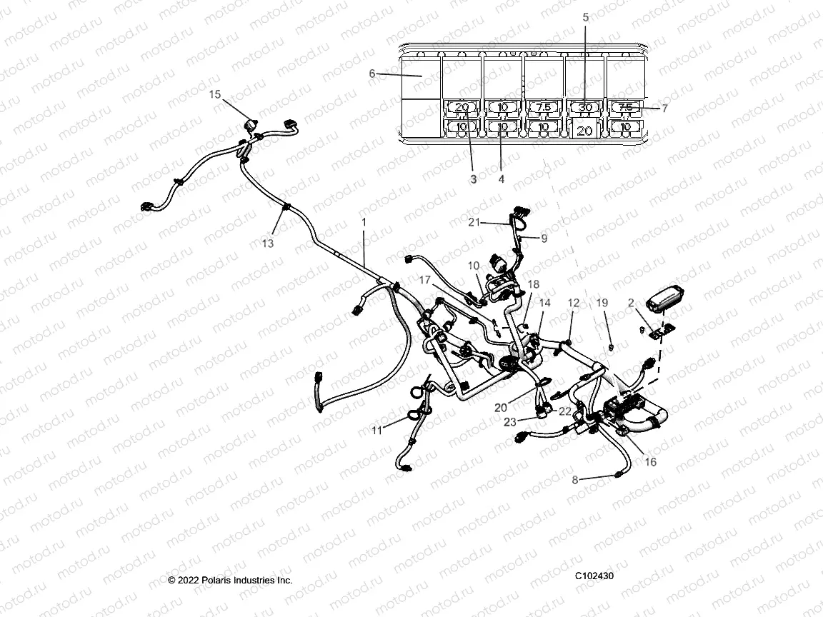 ELECTRICAL | ELECTRICAL, HARNESS -  A23SXA85A6/A1/EA9/AG/AM (C102430)