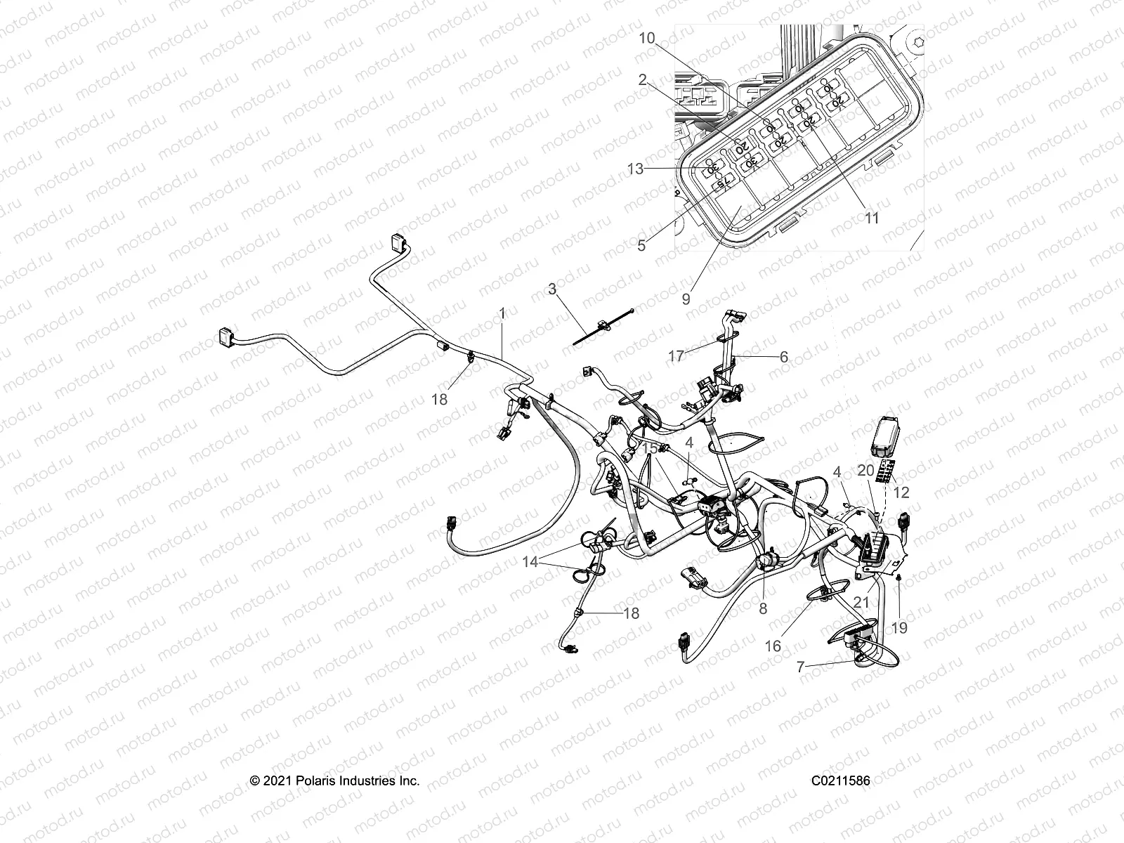 ELECTRICAL | ELECTRICAL, HARNESS - A23SYE85AP (C0211586)