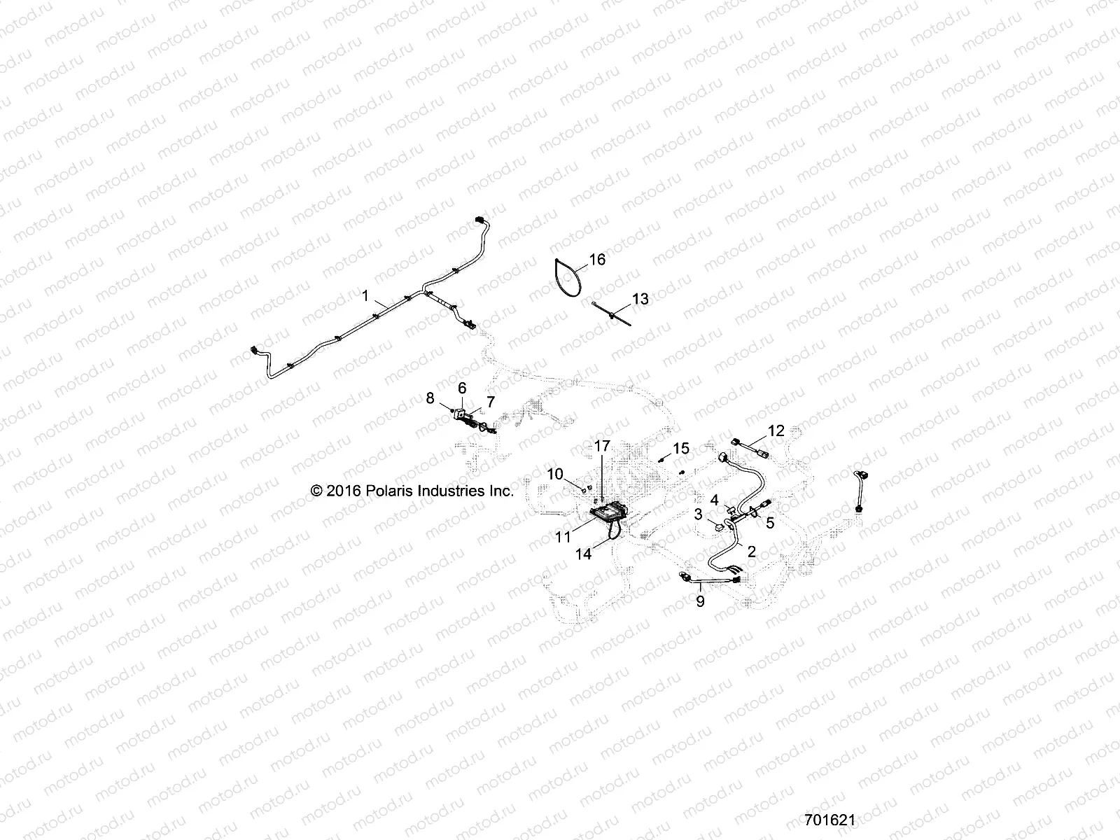 ELECTRICAL | ELECTRICAL, HARNESS, BOX, REGULATOR, RELAY, ECU - D17B3/4P4D1AJ (701621)