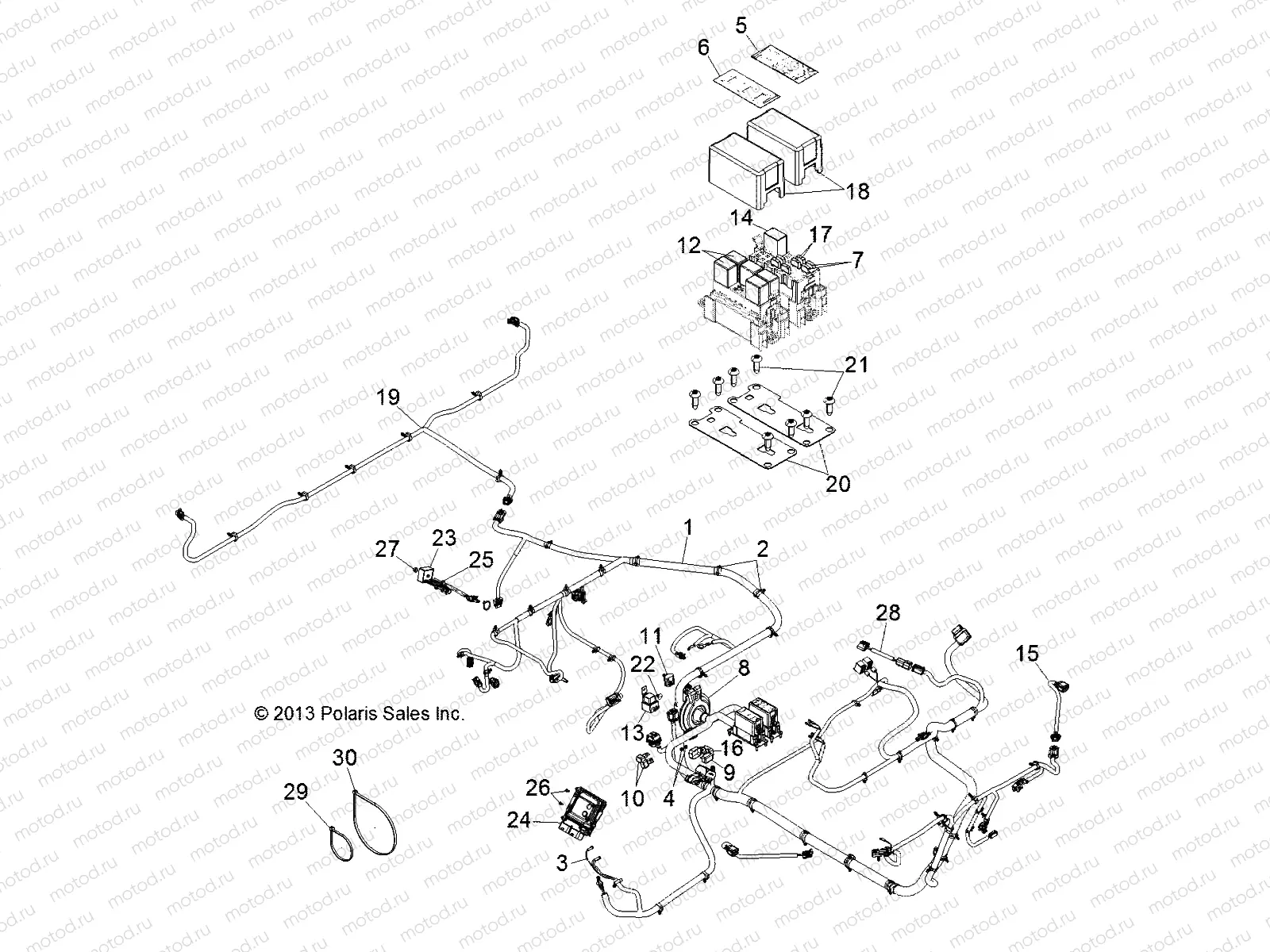 ELECTRICAL | ELECTRICAL, HARNESS - D131D9JDJ (49BRUTUSHARNESS13D)