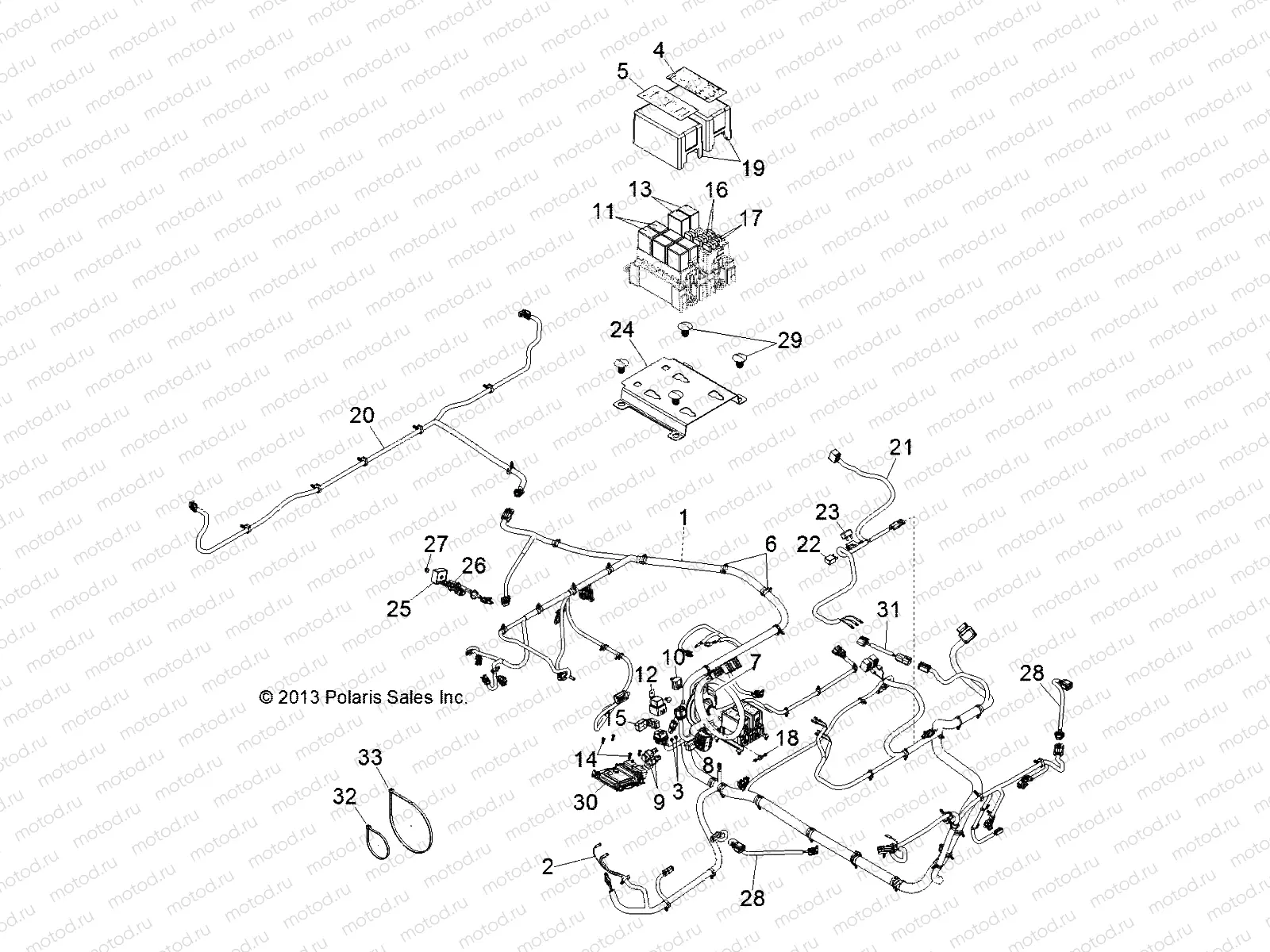ELECTRICAL | ELECTRICAL, HARNESS - D141L9JDJ (49BRUTUSHARNESS13L)