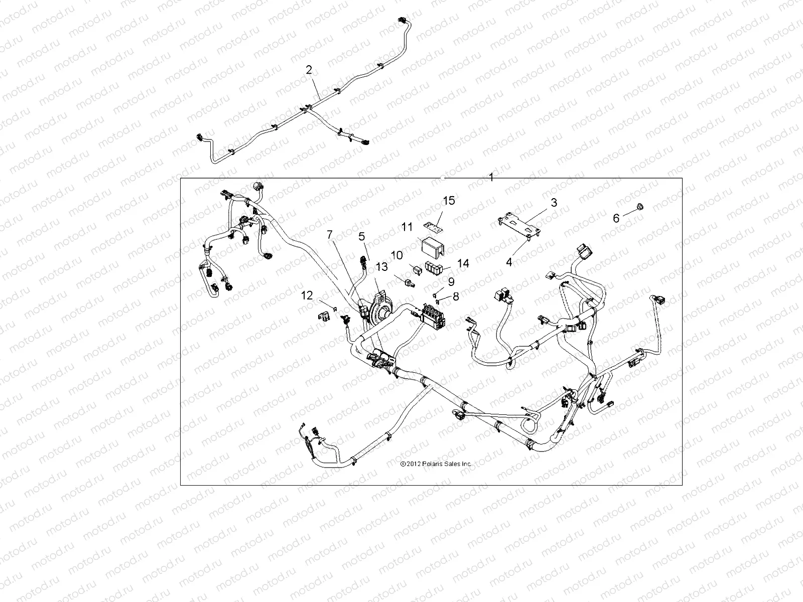 ELECTRICAL | ELECTRICAL, HARNESS, EPS - R13UH88/UH9E ALL OPTIONS (49RGRHARNESS13900XP)
