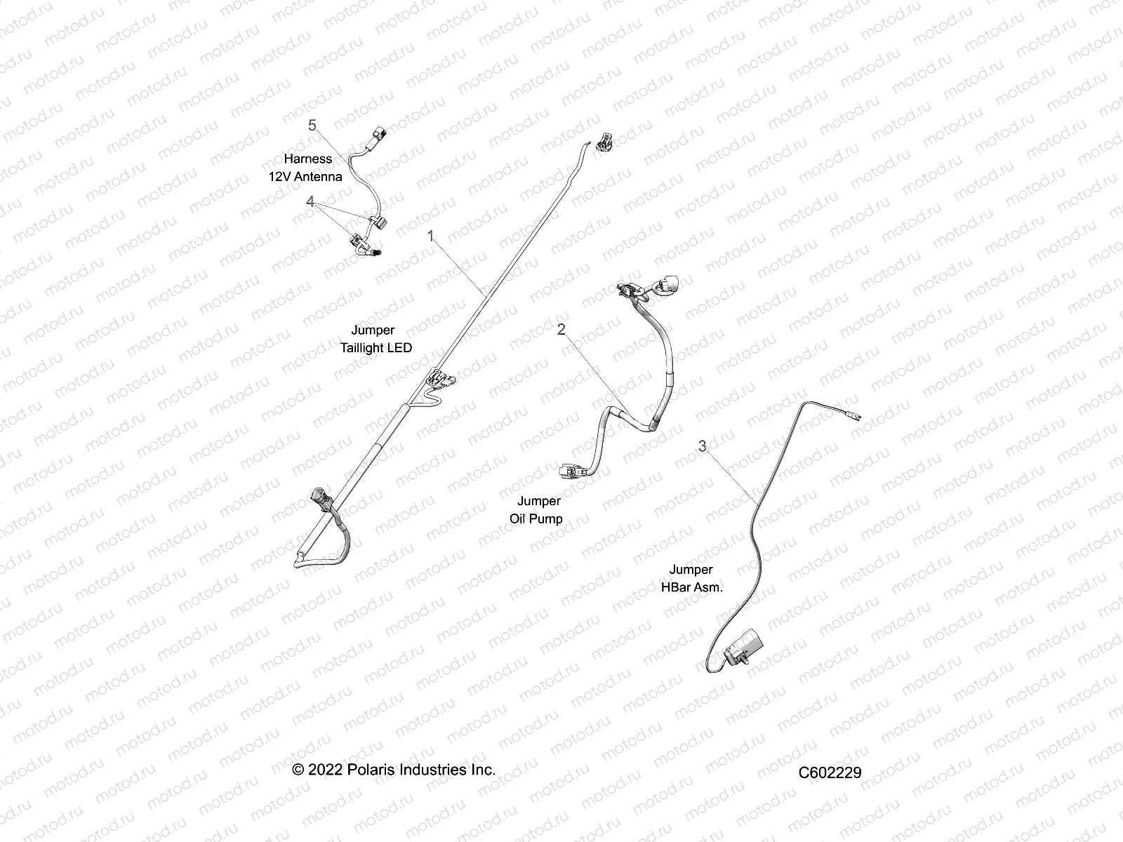ELECTRICAL | ELECTRICAL, HARNESS, JUMPER WIRES - S23TKV8MS (C602229)