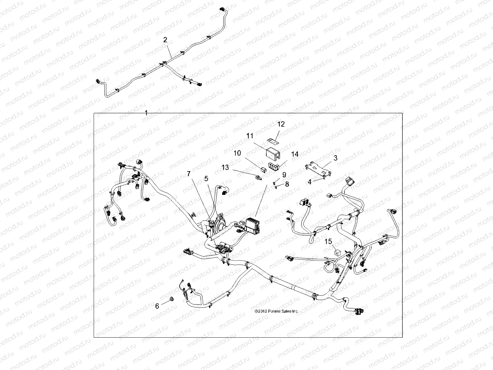 ELECTRICAL | ELECTRICAL, HARNESS, NON EPS - R13UH88/UH9E ALL OPTIONS (49RGRHARNESS13900XPNON)