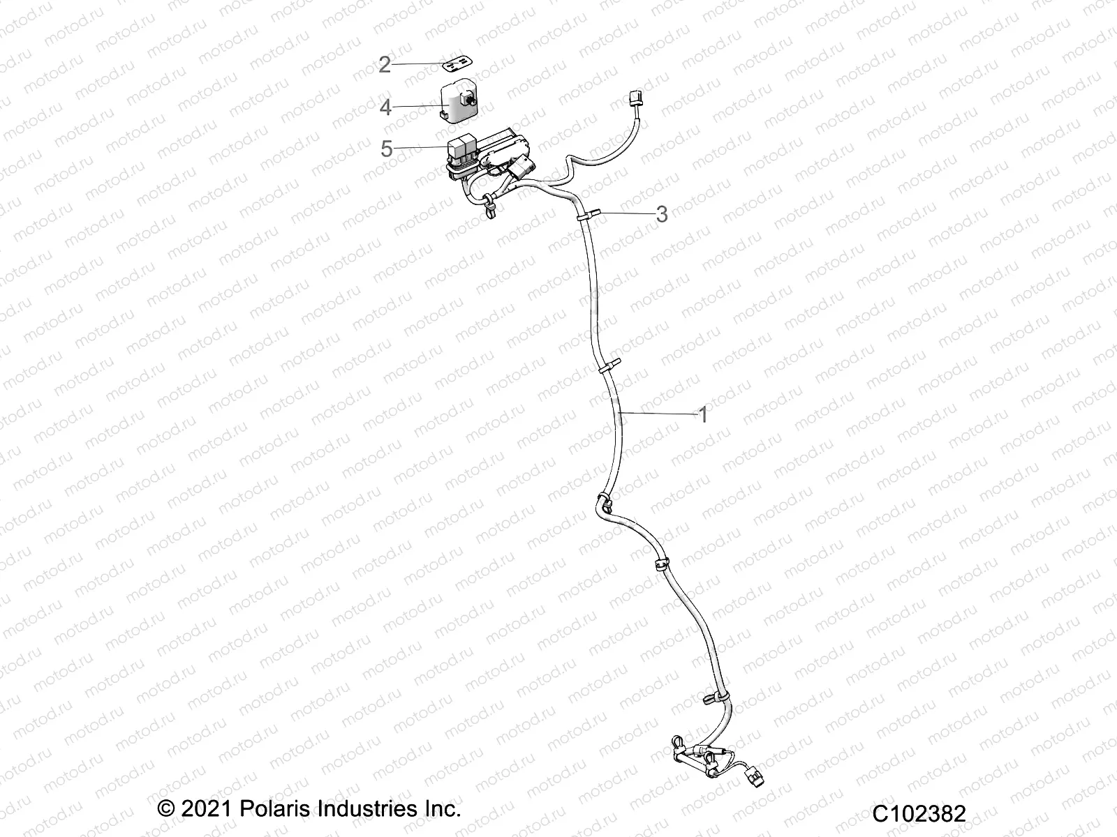 ELECTRICAL | ELECTRICAL, HARNESS, PLOWMODE JUMPER - A22SHR57AJ (C102382)