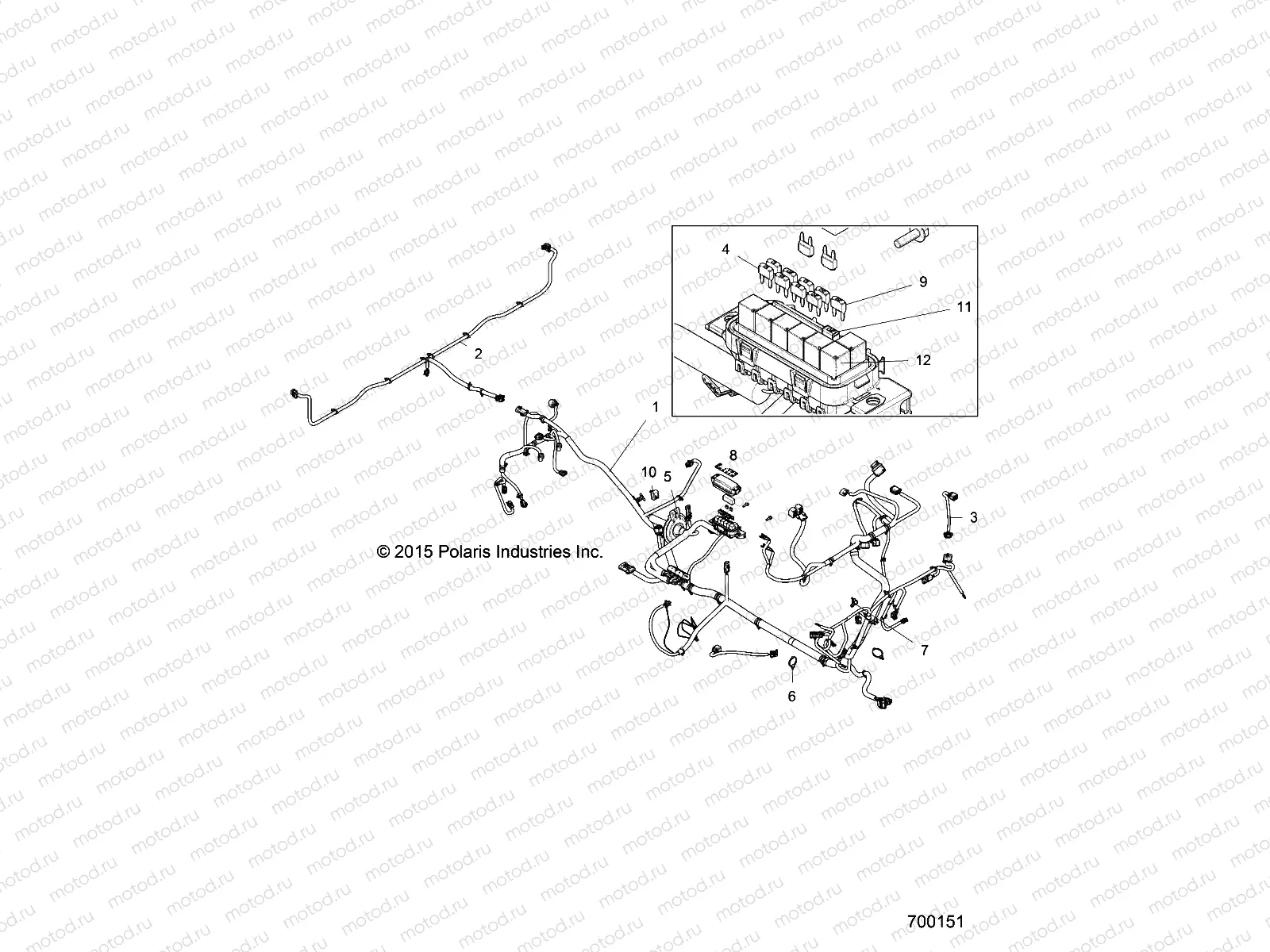 ELECTRICAL | ELECTRICAL, HARNESS - R15RTE87FA (700151)