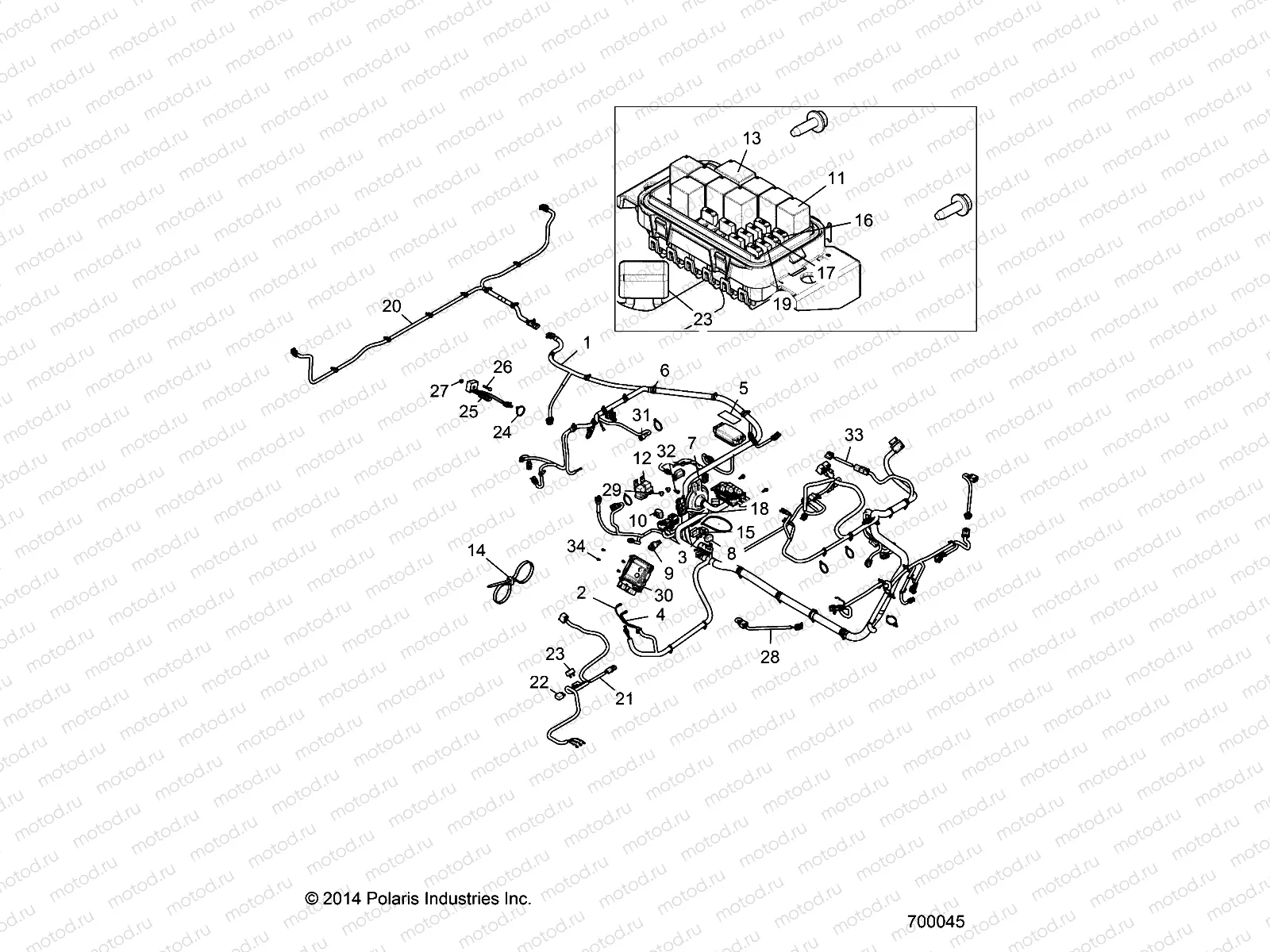 ELECTRICAL | ELECTRICAL, HARNESS - R16B2PD1AA (700045)
