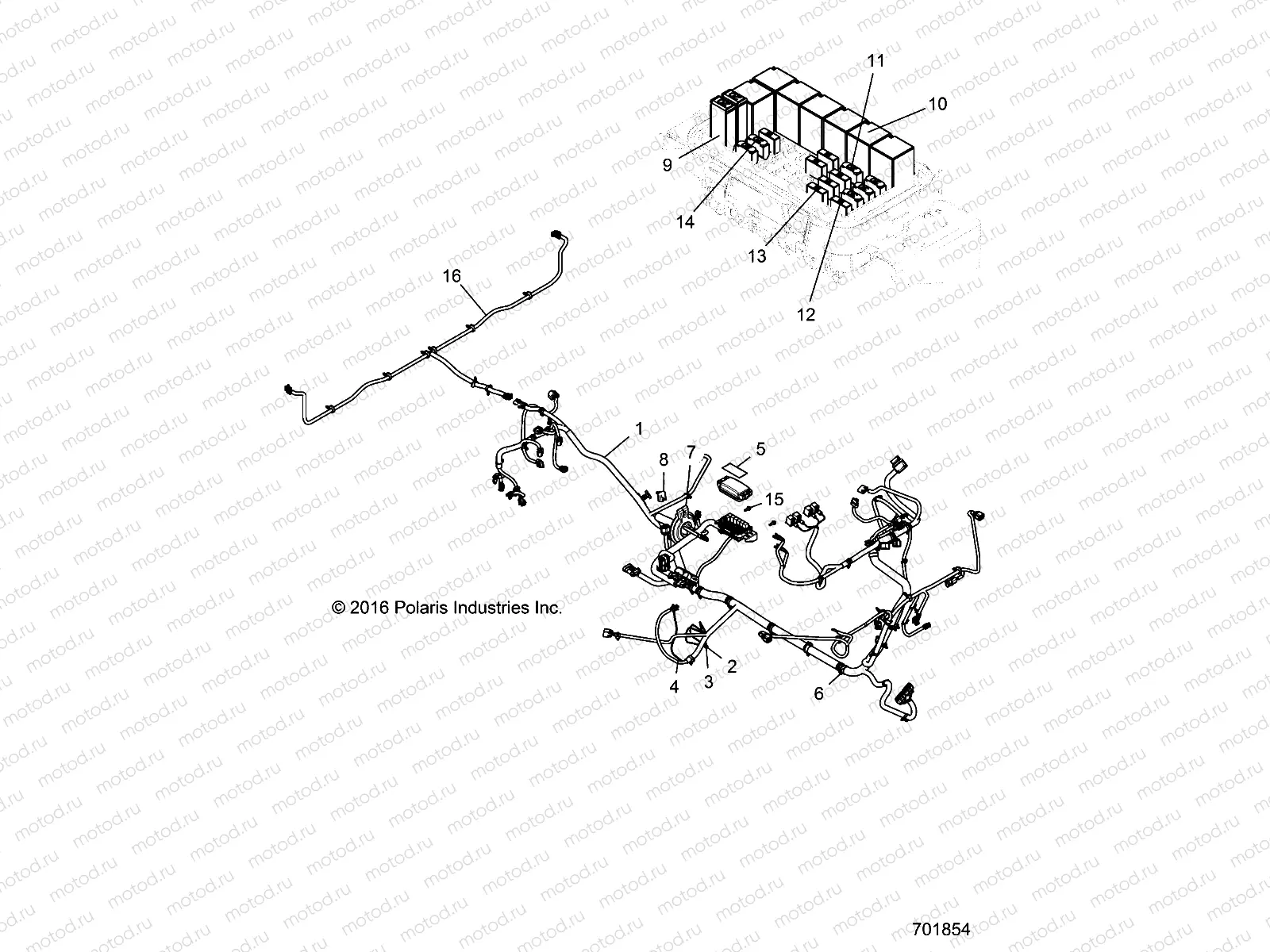ELECTRICAL | ELECTRICAL, HARNESS -  R17RTU99AV/BV (701854)