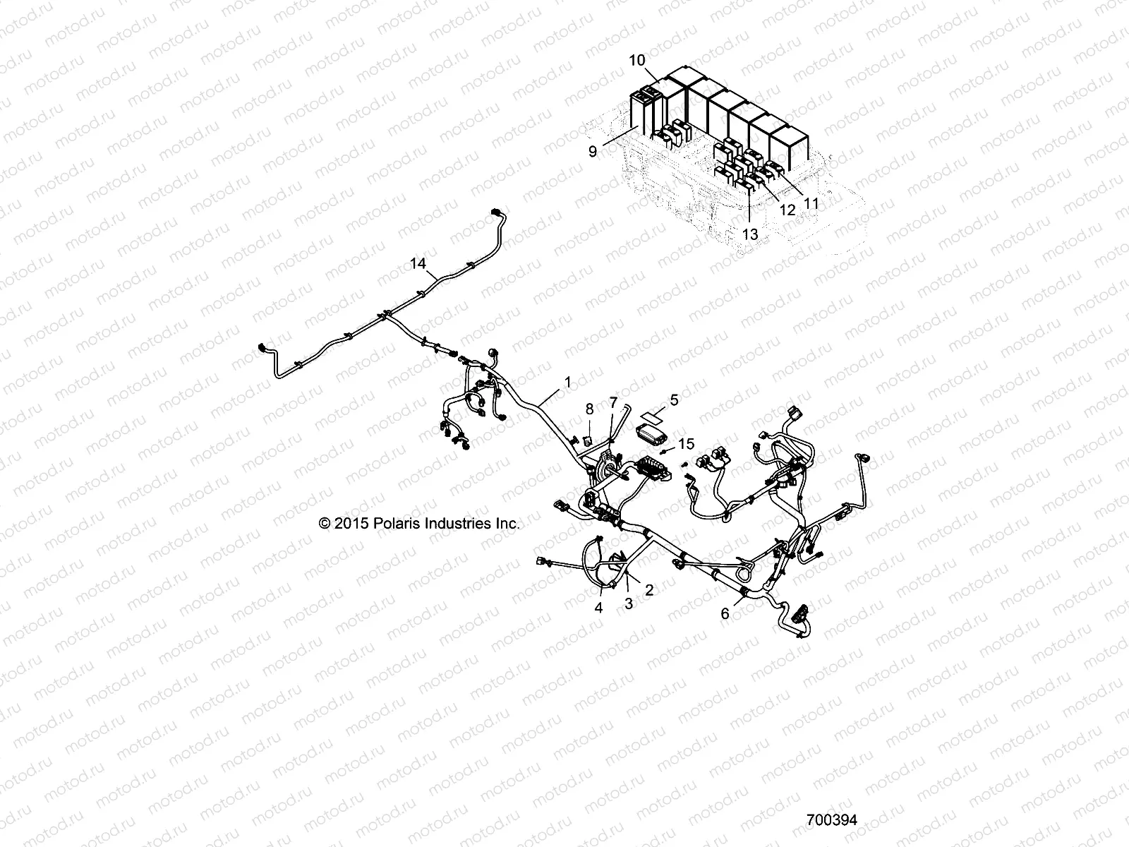 ELECTRICAL | ELECTRICAL, HARNESS -  R17RVU99AV/BV (700394)