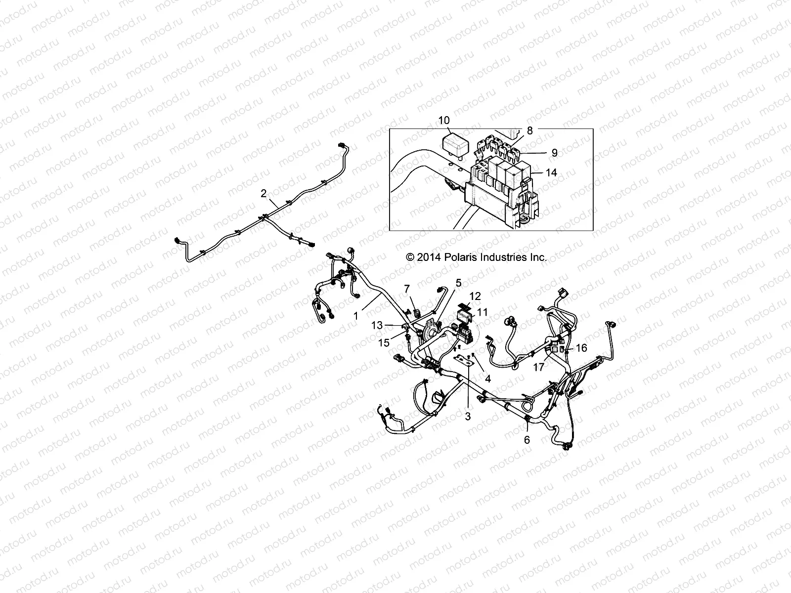 ELECTRICAL | ELECTRICAL, HARNESS - R18RT_87 ALL OPTIONS (49RGRHARNESS15900XP)