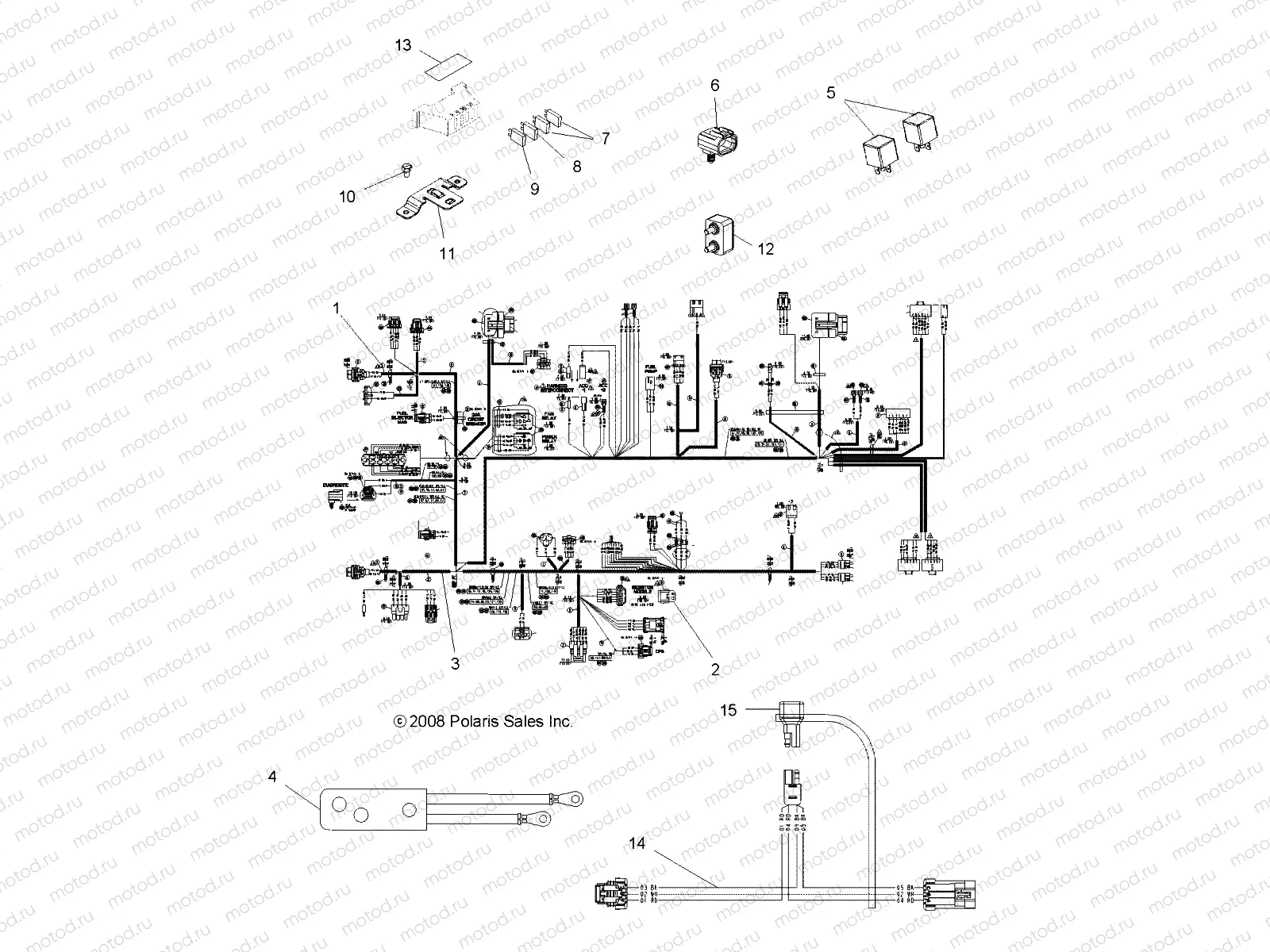 ELECTRICAL | ELECTRICAL, HARNESSES - A09CL76AA (49ATVHARNESS096X6)