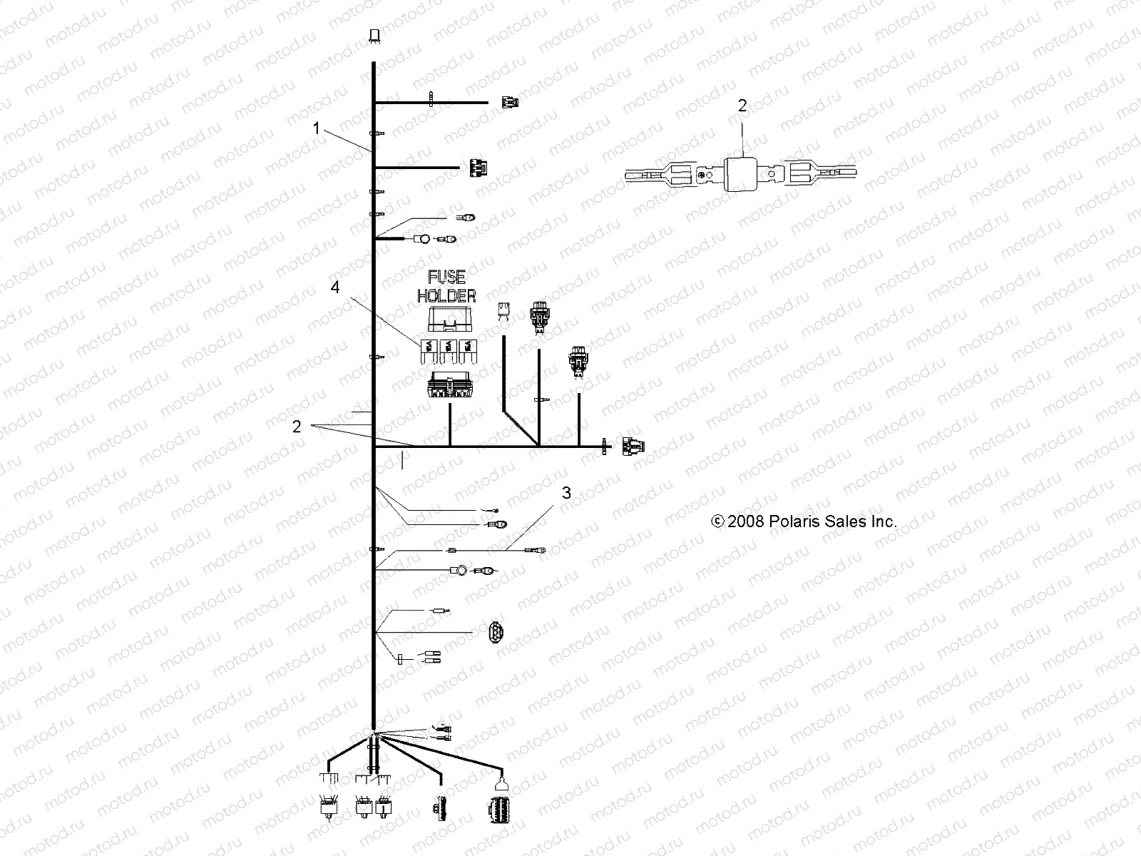 ELECTRICAL | ELECTRICAL, HARNESSES - A10LH27AX/AZ (49ATVHARNESS09SP300)