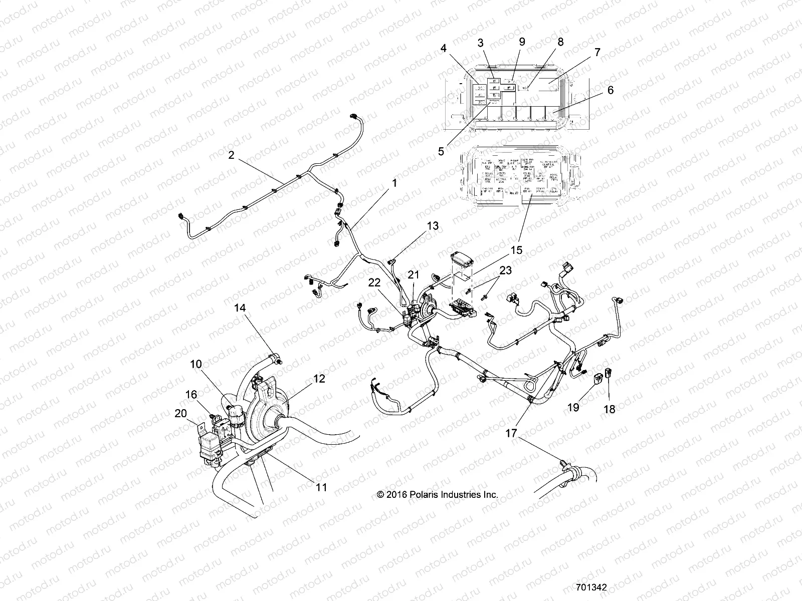 ELECTRICAL | ELECTRICAL, HARNESSES - R16RVAD1A1 (701342)