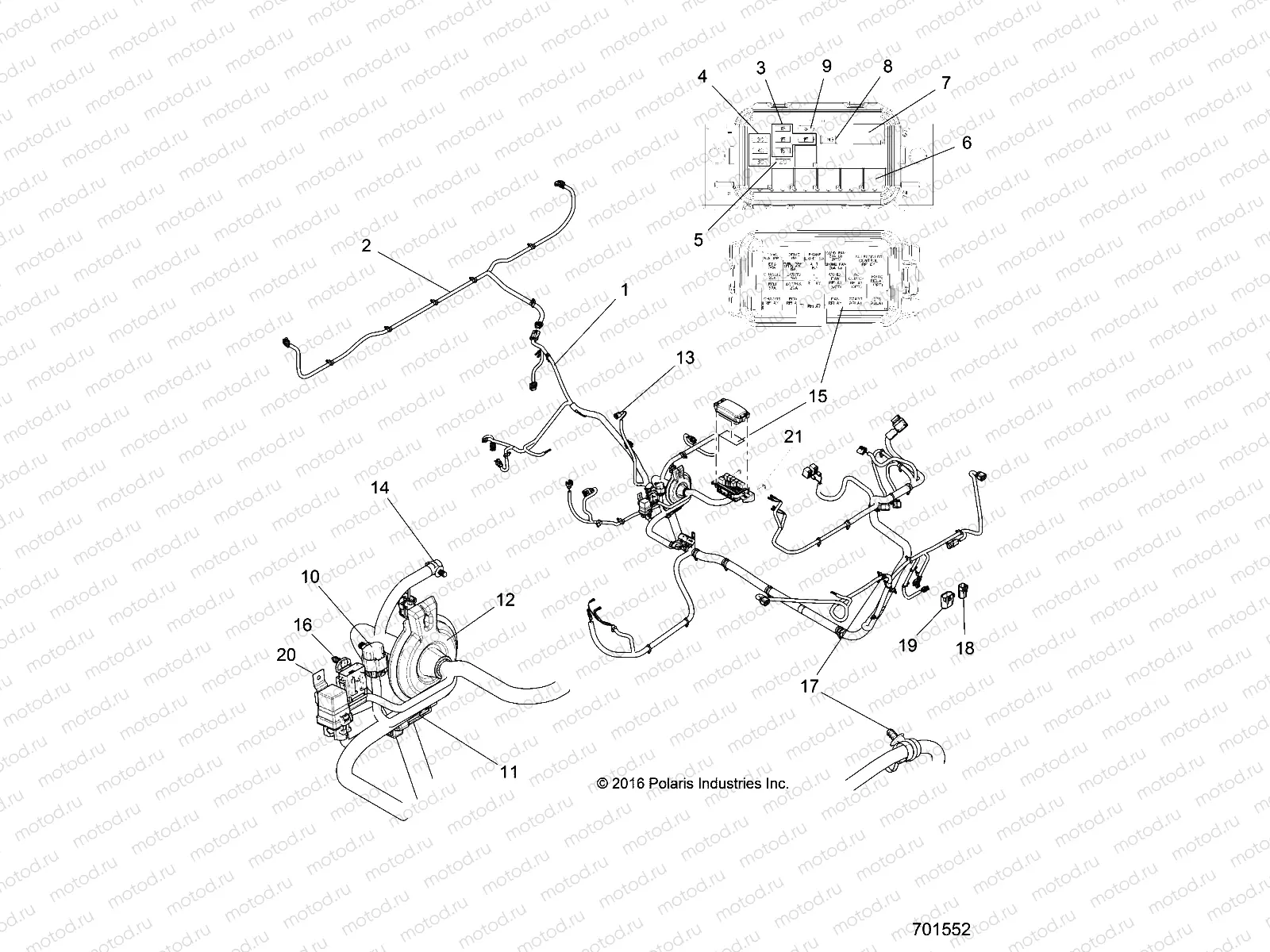 ELECTRICAL | ELECTRICAL, HARNESSES - R18RVAD1N1 (701552)