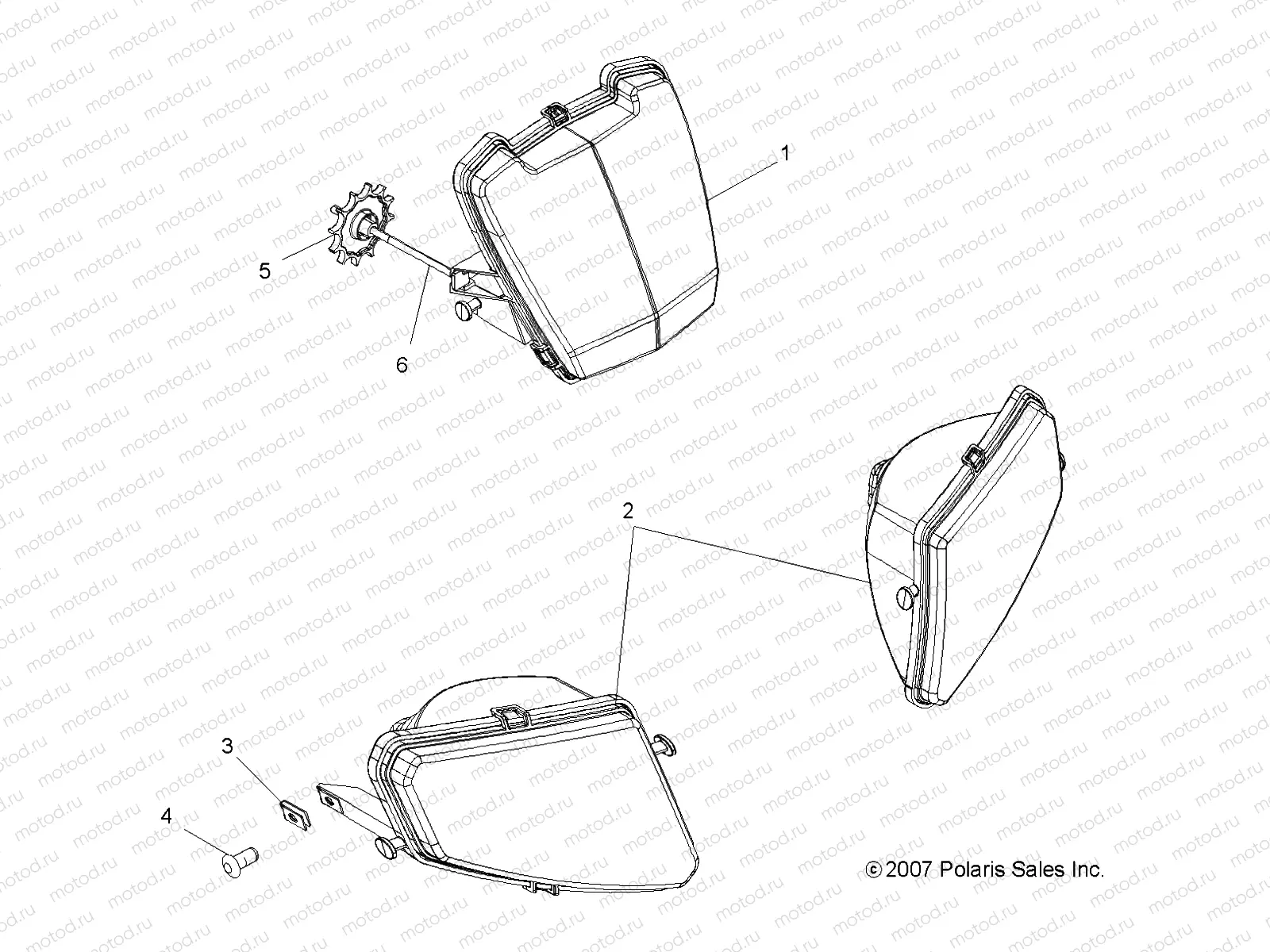 ELECTRICAL | ELECTRICAL, HEADLIGHTS - A08MH50SS/SQ (49ATVHEADLTASM08SP500)