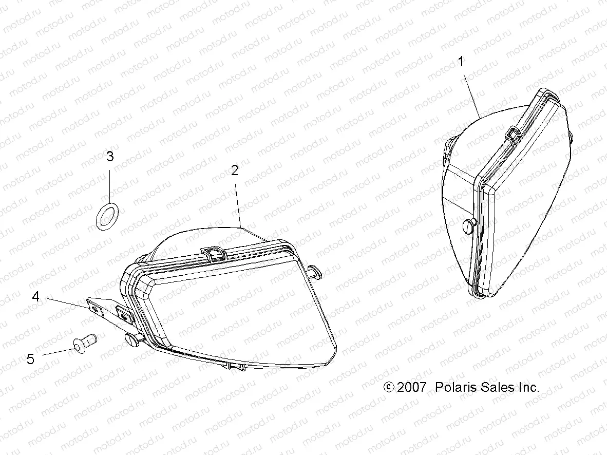 ELECTRICAL | ELECTRICAL, HEADLIGHTS - A09LH46AQ/AX/AZ (49ATVHEADLTASM08SP300)