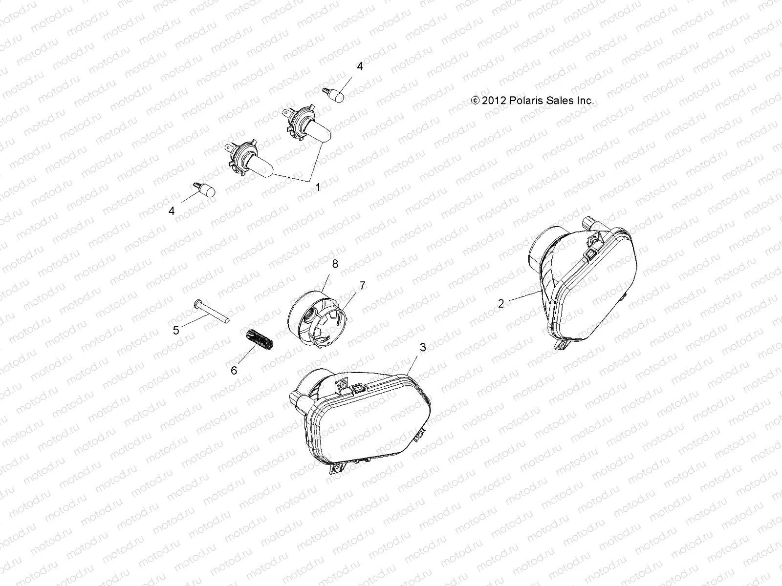 ELECTRICAL | ELECTRICAL, HEADLIGHTS - A18SVS95FR