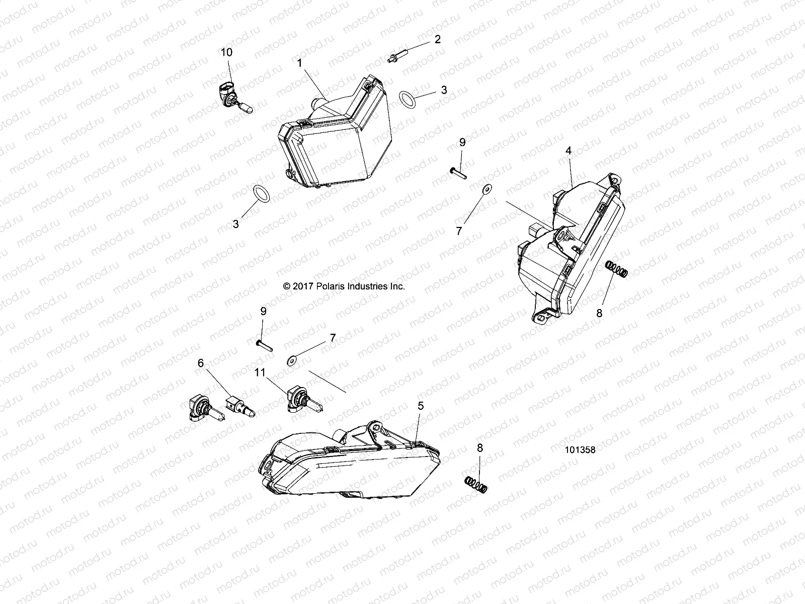 ELECTRICAL | ELECTRICAL, HEADLIGHTS - A18SXE95FR (101358)