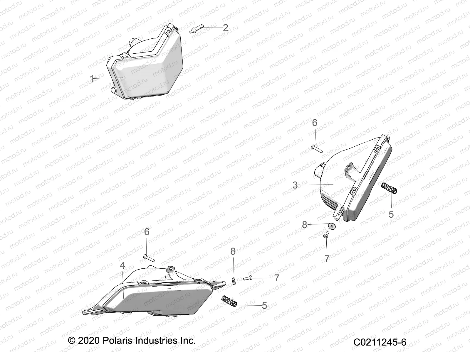 ELECTRICAL | ELECTRICAL, HEADLIGHTS - A21SEE50A1/A5/CA1/CA5 (C0211245-6)