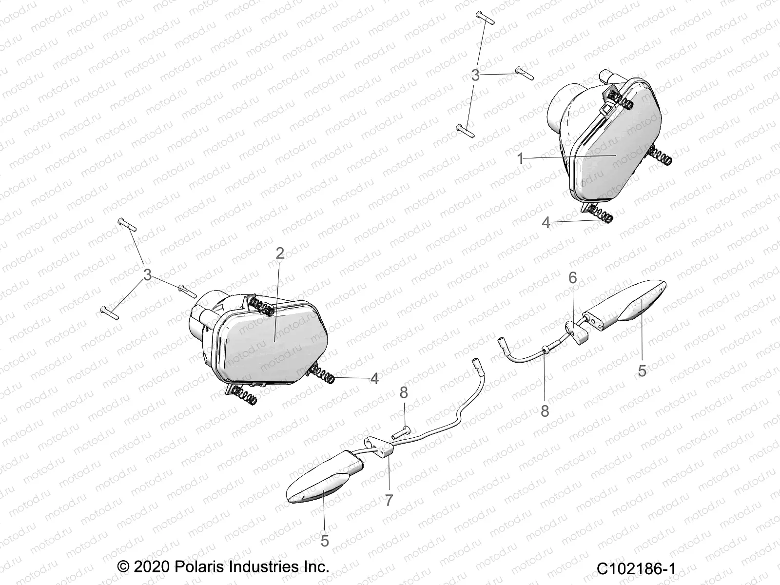 ELECTRICAL | ELECTRICAL, HEADLIGHTS - A21SGE95FK/S95CK/S95FK (C102186-1)