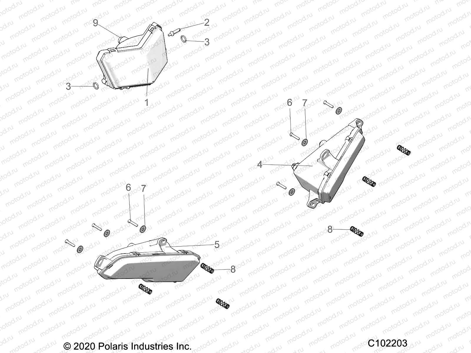 ELECTRICAL | ELECTRICAL, HEADLIGHTS - A21SLE95FG/S95CG/S95FG (C102203)