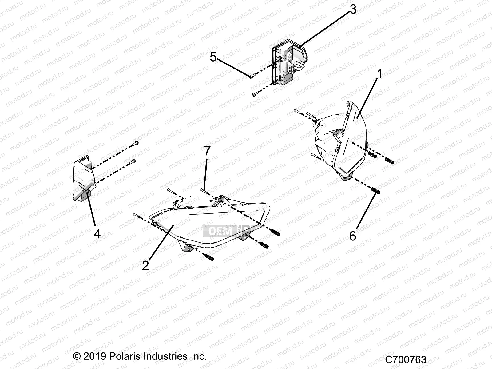 ELECTRICAL | ELECTRICAL, HEADLIGHTS AND TAILLIGHTS - R20RSE99A9 (C700763)