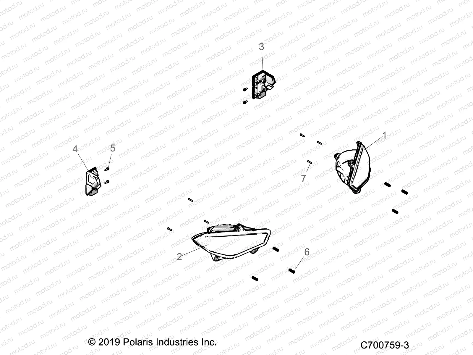ELECTRICAL | ELECTRICAL, HEADLIGHTS AND TAILLIGHTS - R21RRE99A9/AC/AP/AW/B9/BC/BP/BW (C700759-3)
