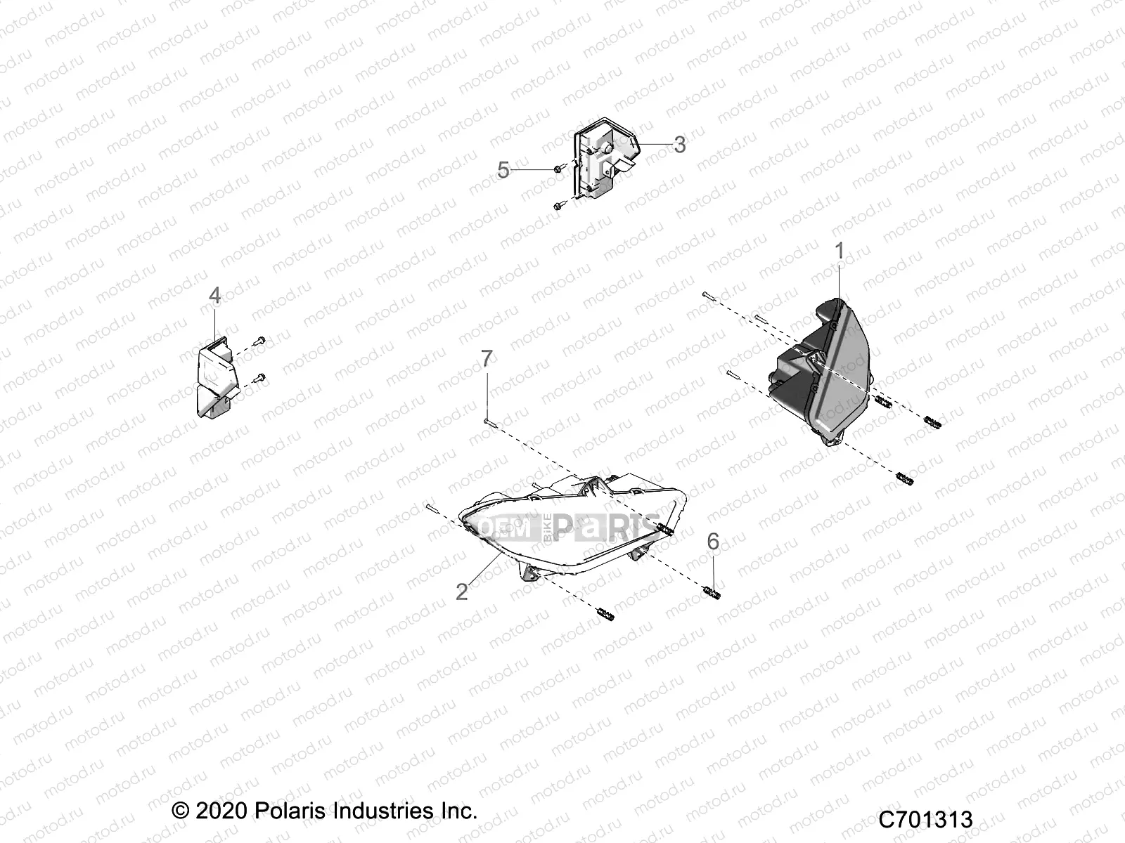 ELECTRICAL | ELECTRICAL, HEADLIGHTS AND TAILLIGHTS - R21RRE99FP/F9 (C701313)