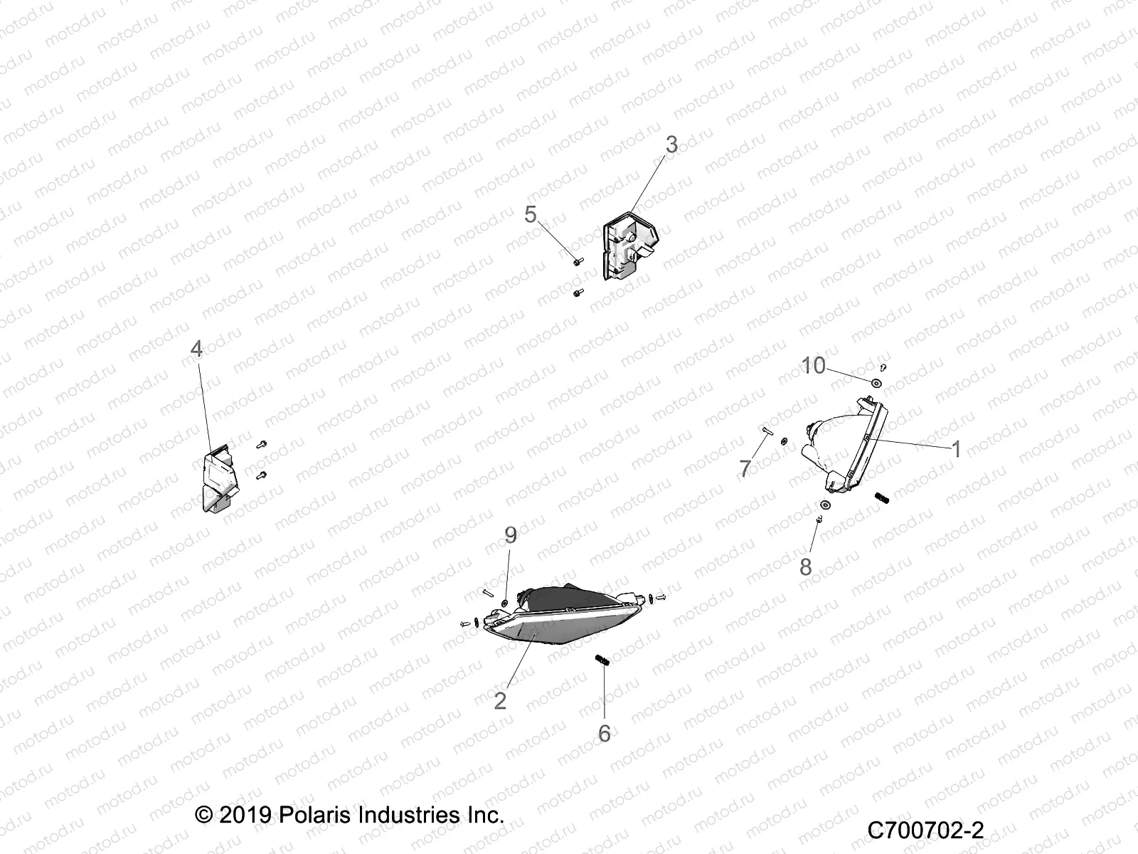ELECTRICAL | ELECTRICAL, HEADLIGHTS AND TAILLIGHTS - R22T6A99A1/B1 (C700702-2)