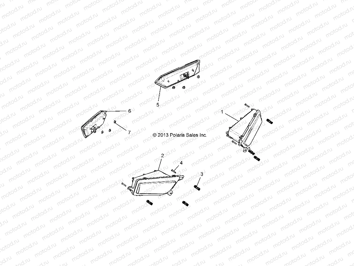 ELECTRICAL | ELECTRICAL, HEADLIGHTS AND TAILLIGHTS - Z18VBE87F2/S87C2/CU (49RGRTAILLAMPS14RZR1000)
