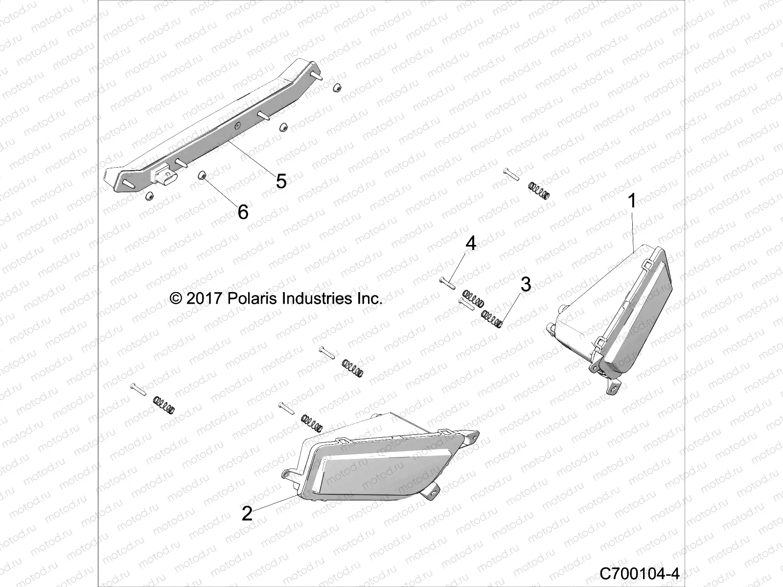 ELECTRICAL | ELECTRICAL, HEADLIGHTS AND TAILLIGHTS - Z19VGE99AK/AW/BK/BW (C700104-4)