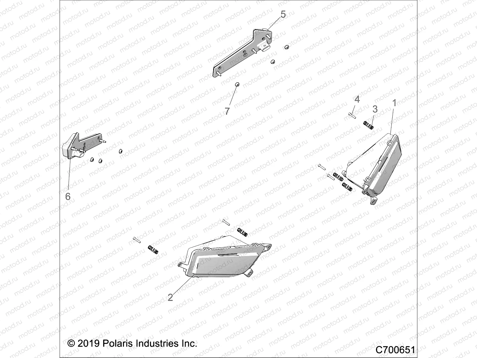 ELECTRICAL | ELECTRICAL, HEADLIGHTS AND TAILLIGHTS - Z20N4E92AL/AR/BL/BR (C700651)