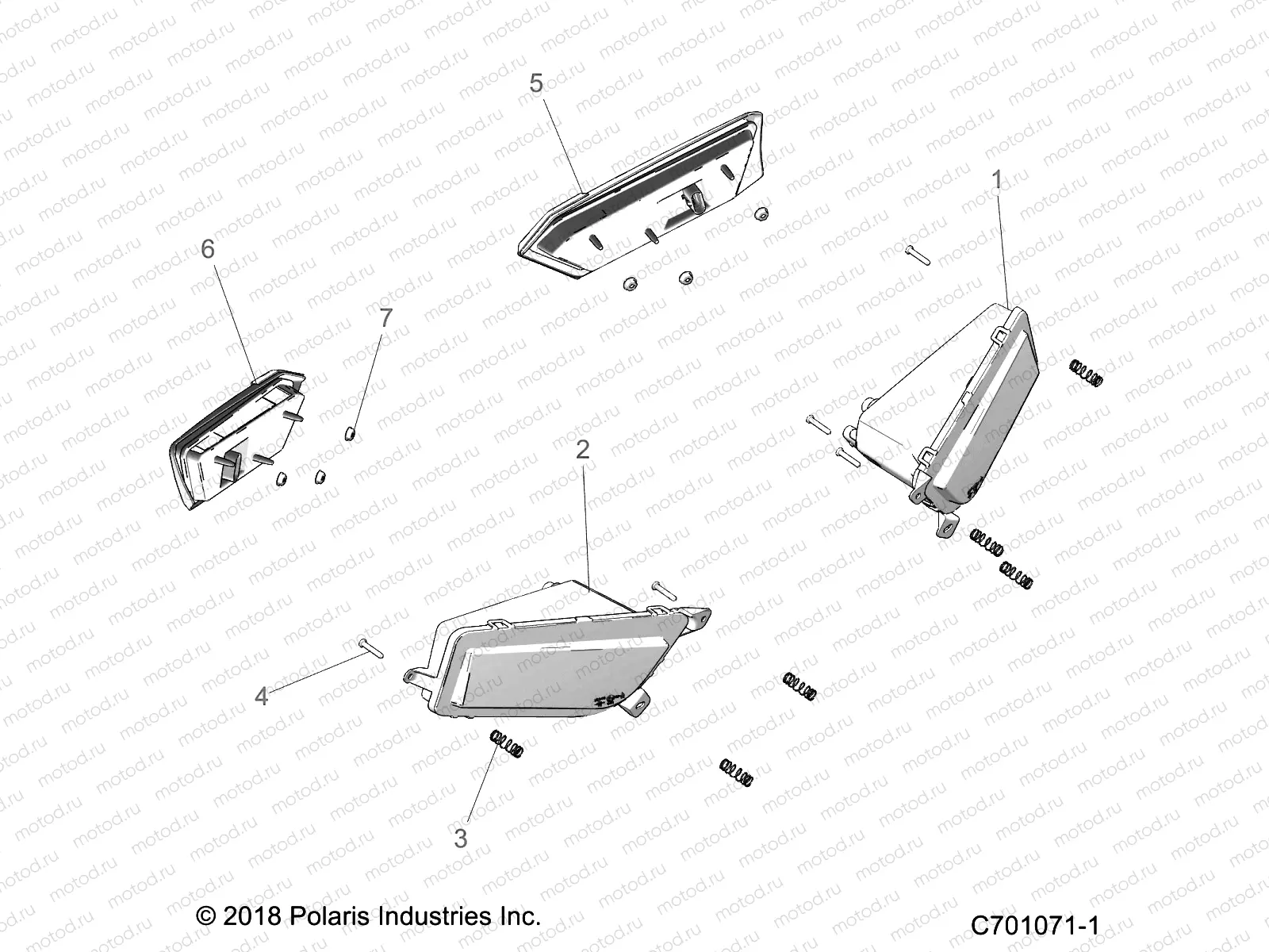 ELECTRICAL | ELECTRICAL, HEADLIGHTS AND TAILLIGHTS - Z22NAS99CZ (C701071-1)