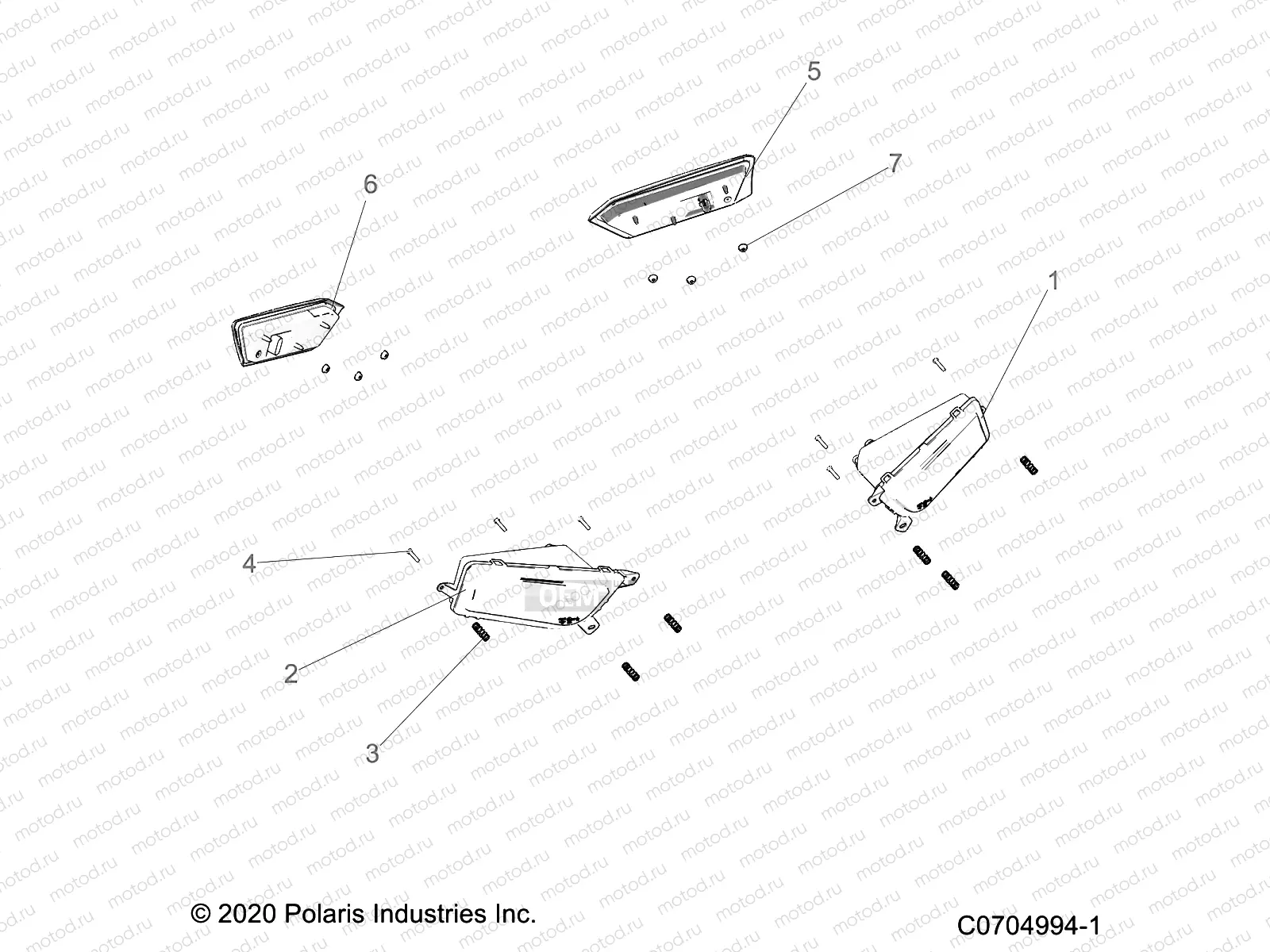 ELECTRICAL | ELECTRICAL, HEADLIGHTS AND TAILLIGHTS - Z23ASE99F4/S99C4/F4 (C0704994-1)