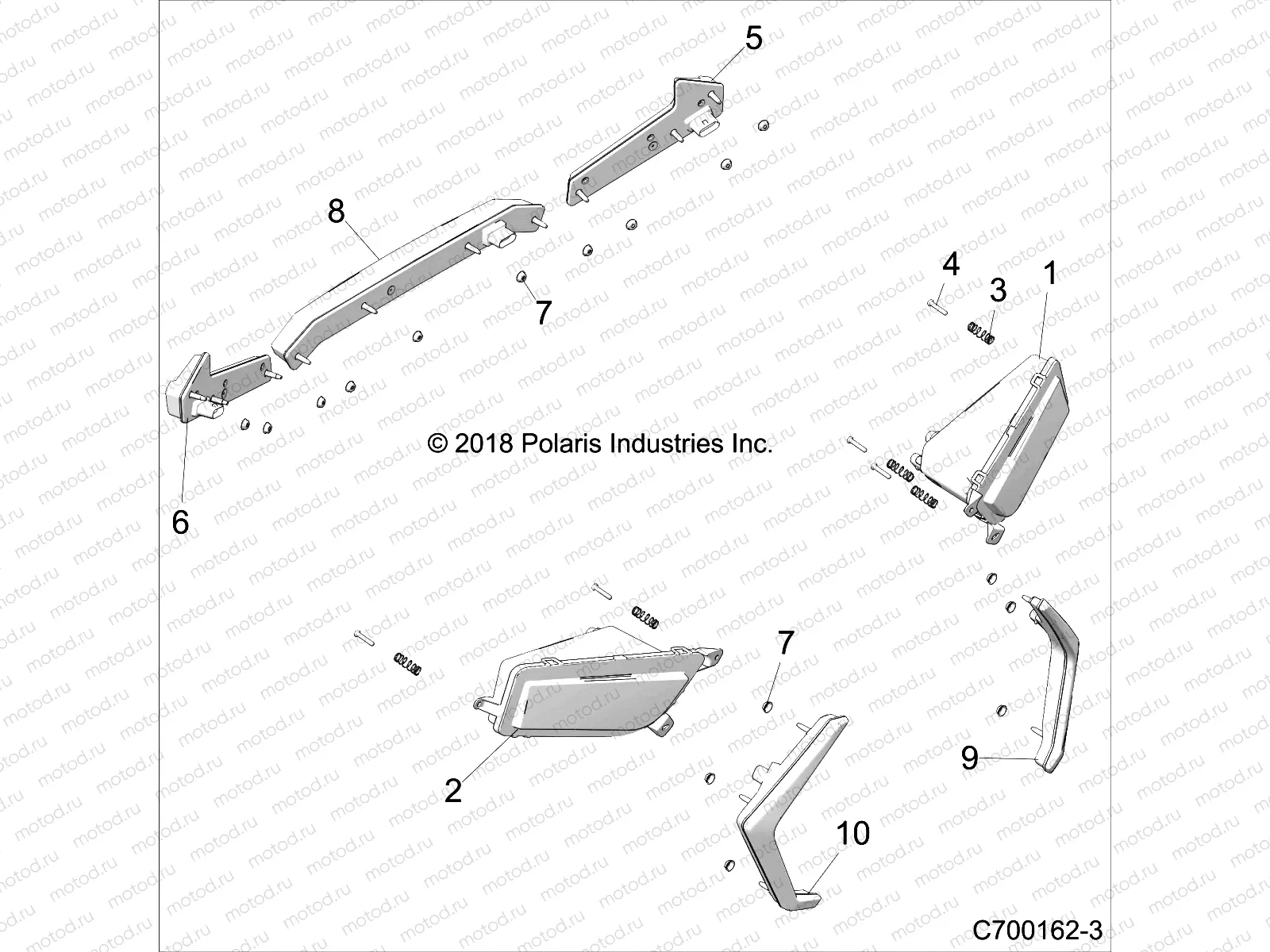 ELECTRICAL | ELECTRICAL, HEADLIGHTS AND TAILLIGHTS - Z23NAK99A/99B (C700162-3)