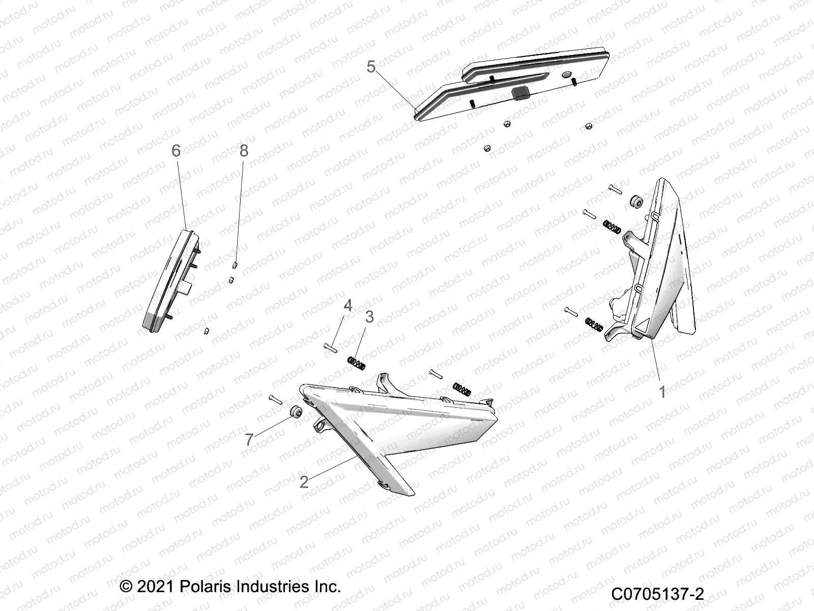 ELECTRICAL | ELECTRICAL, HEADLIGHTS AND TAILLIGHTS - Z23R4E92A/92B (C0705137-2)