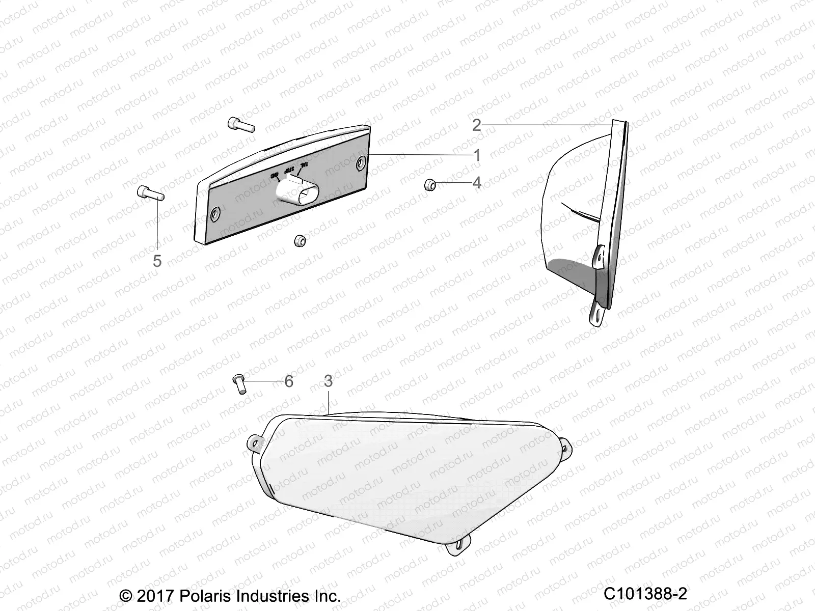 ELECTRICAL | ELECTRICAL, HEADLIGHTS, TAILLIGHTS and BULBS - A18HZA15N4 (C101388-2)