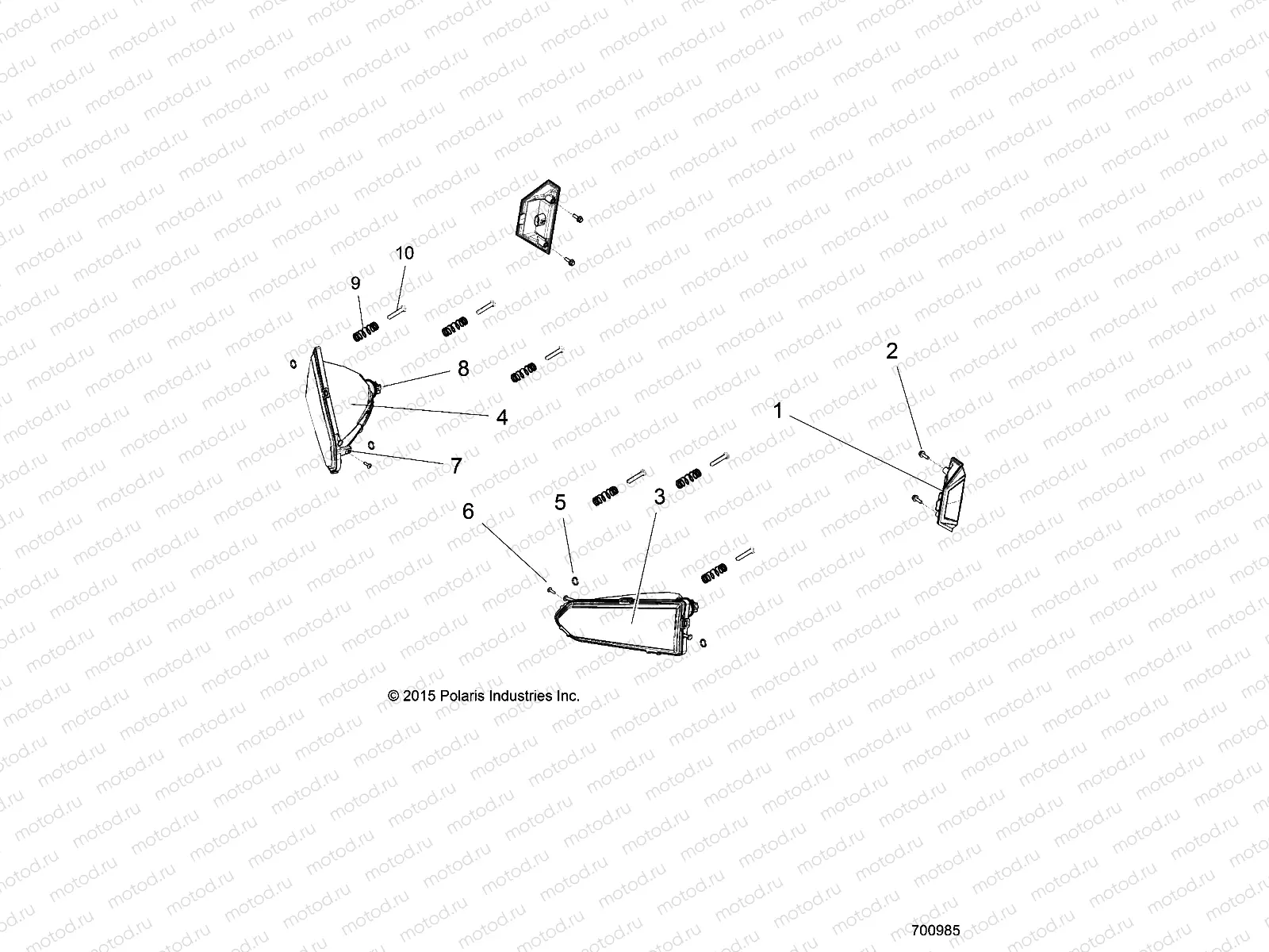 ELECTRICAL | ELECTRICAL, HEADLIGHTS, TAILLIGHTS and BULBS - R16RTED1F1 (700985)