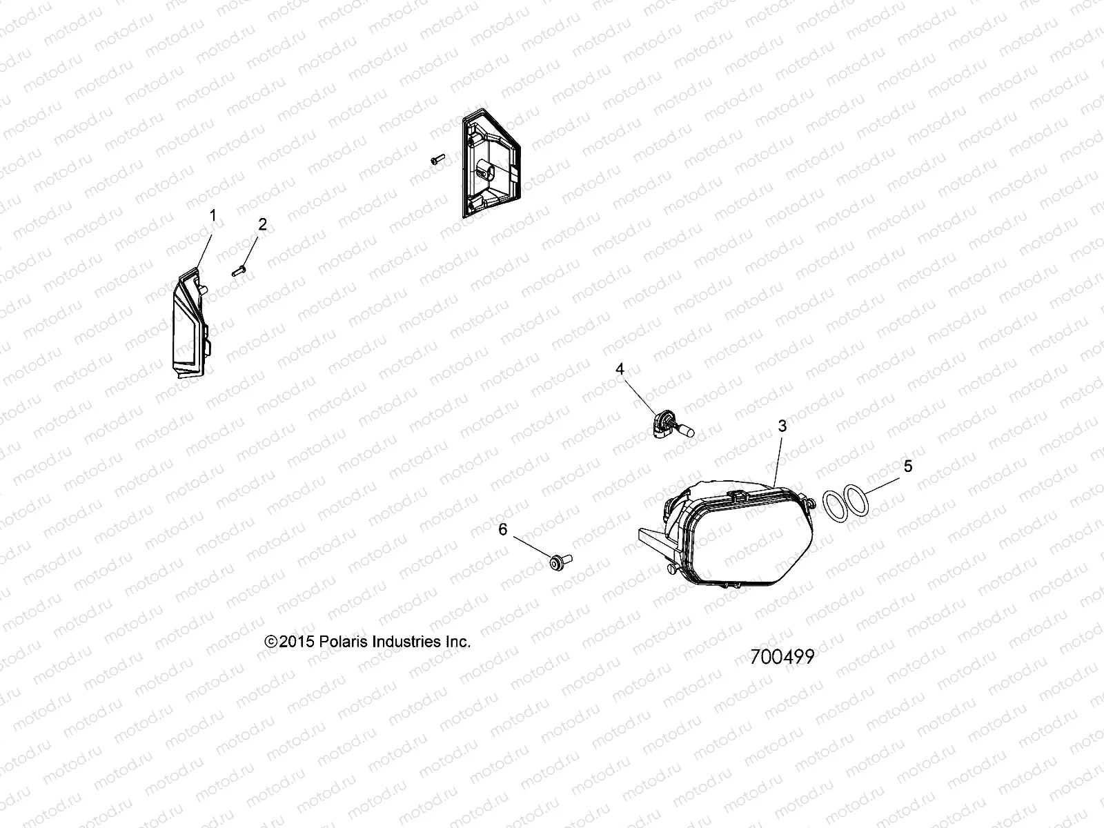 ELECTRICAL | ELECTRICAL, HEADLIGHTS, TAILLIGHTS and BULBS - R18RDA57A1/B1 (700499)