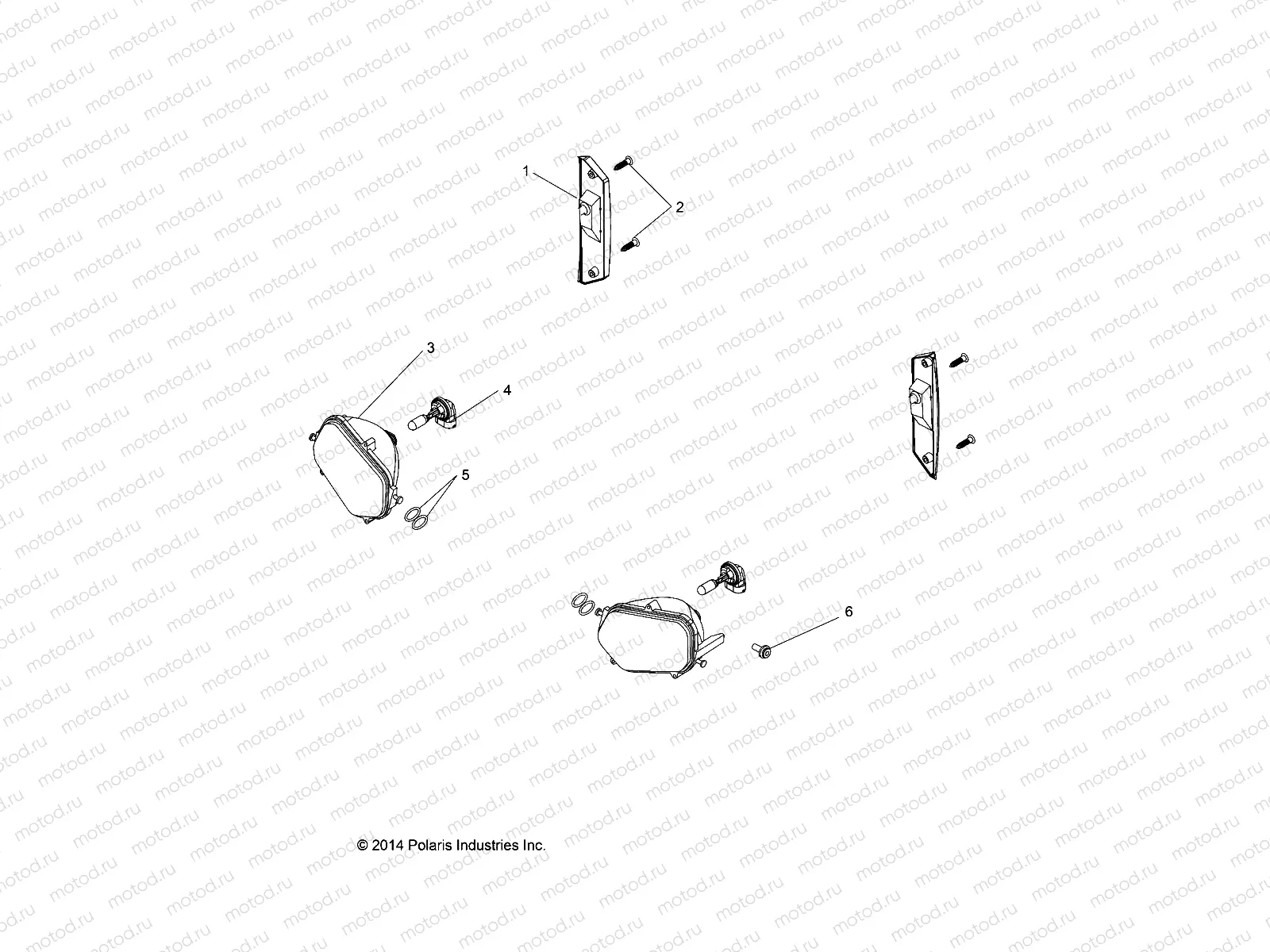 ELECTRICAL | ELECTRICAL, HEADLIGHTS, TAILLIGHTS and BULBS - R21MAA57B1/B9/EBX (49RGRTAILLAMPS15570)