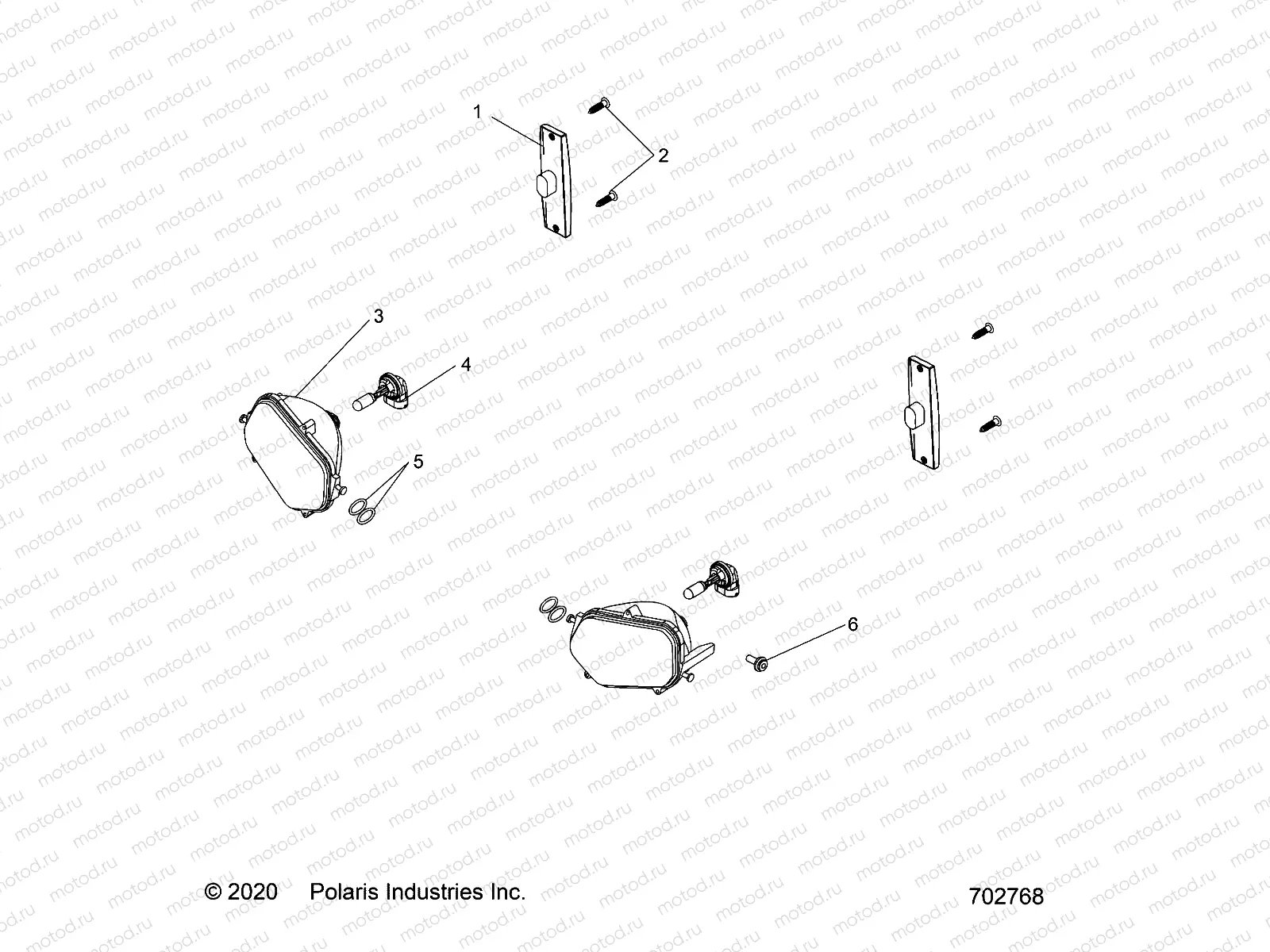 ELECTRICAL | ELECTRICAL, HEADLIGHTS, TAILLIGHTS and BULBS - R21RM250A1 (702768)