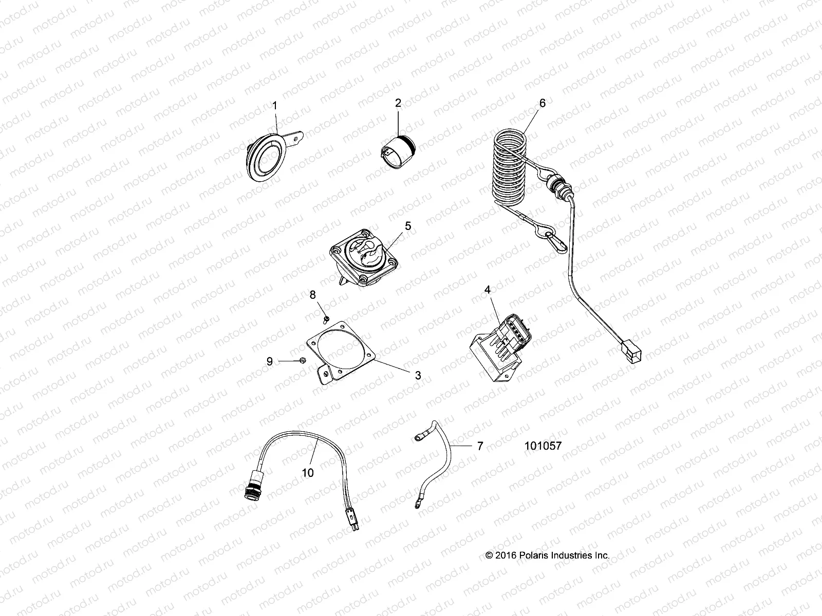 ELECTRICAL | ELECTRICAL, HORN and BATTERY SWITCH - A16SVS95CM/T95C2 (101057)