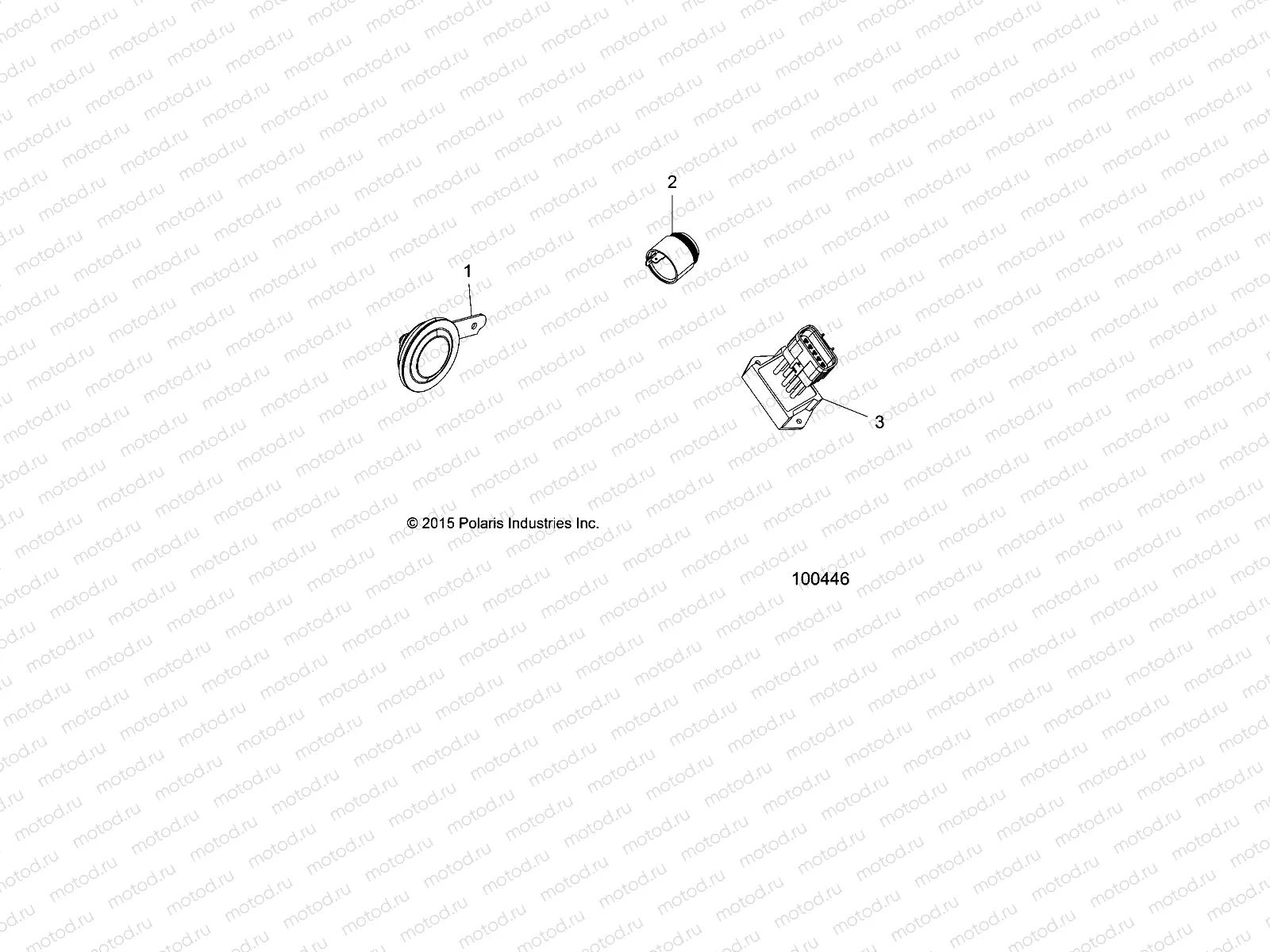 ELECTRICAL | ELECTRICAL, HORN and BATTERY SWITCH - A16SXS95FK (100446)