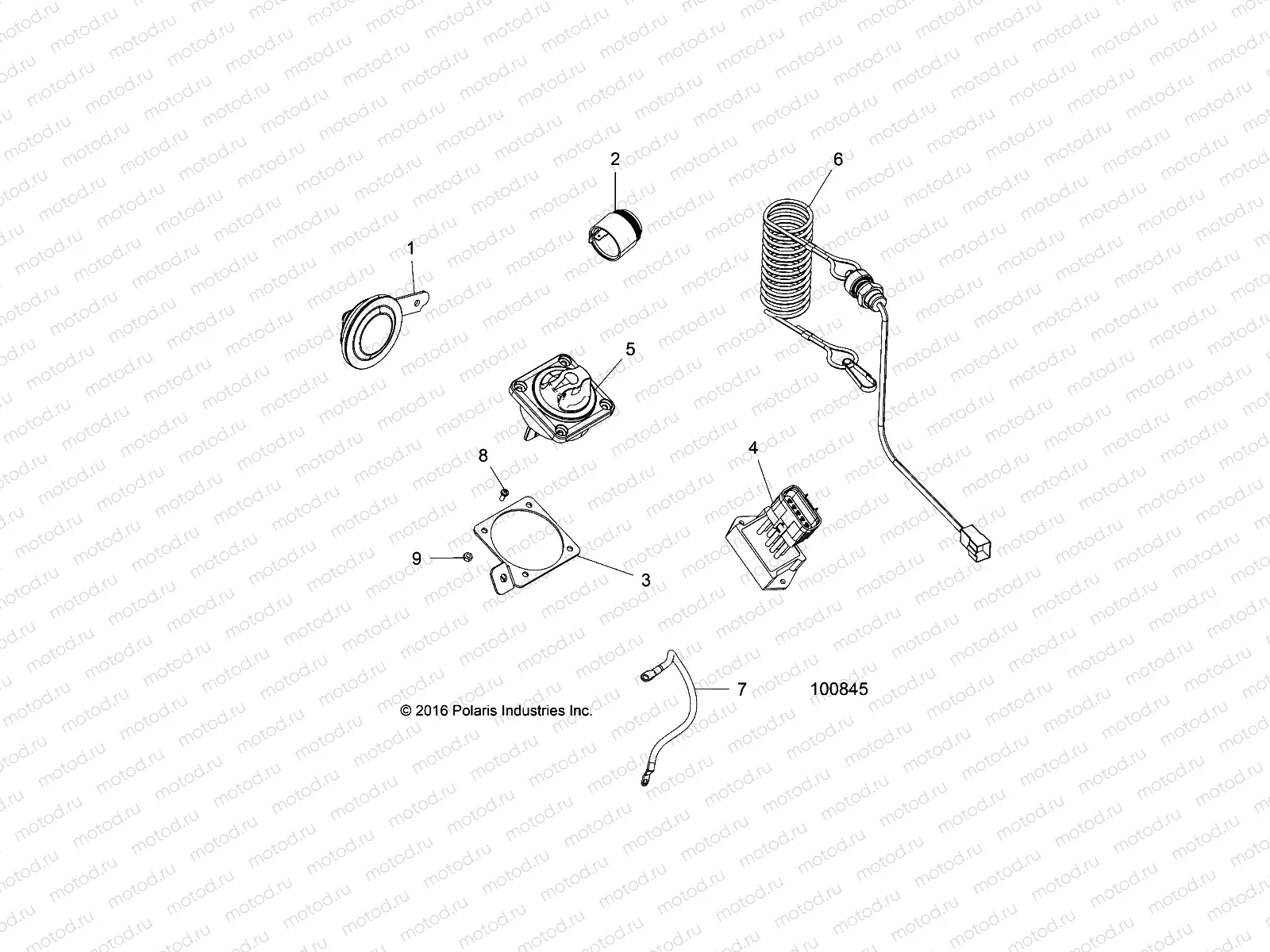 ELECTRICAL | ELECTRICAL, HORN and BATTERY SWITCH - A19SYS95CH
